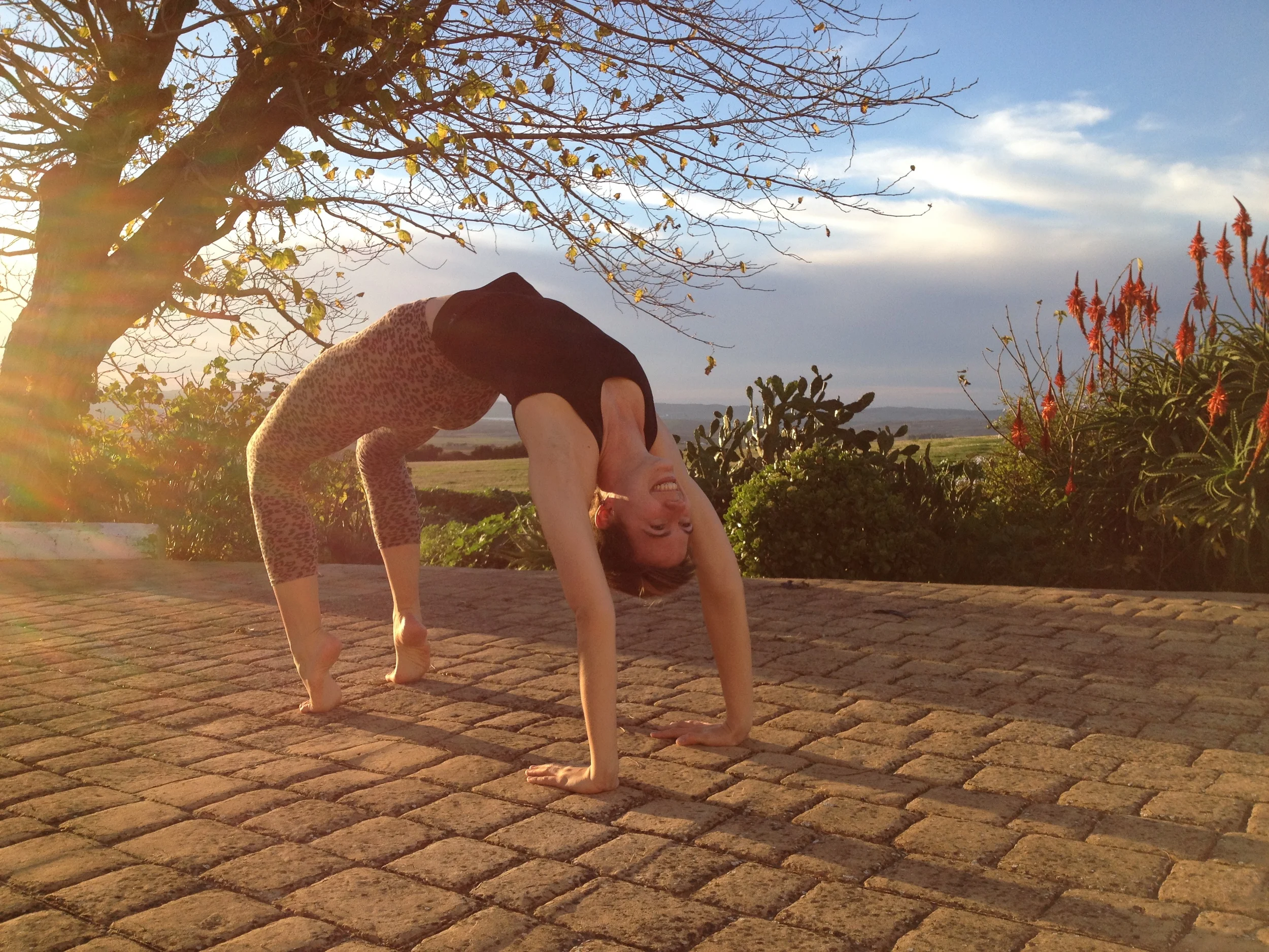 Yoga in Southern Spain during the yoga teacher training
