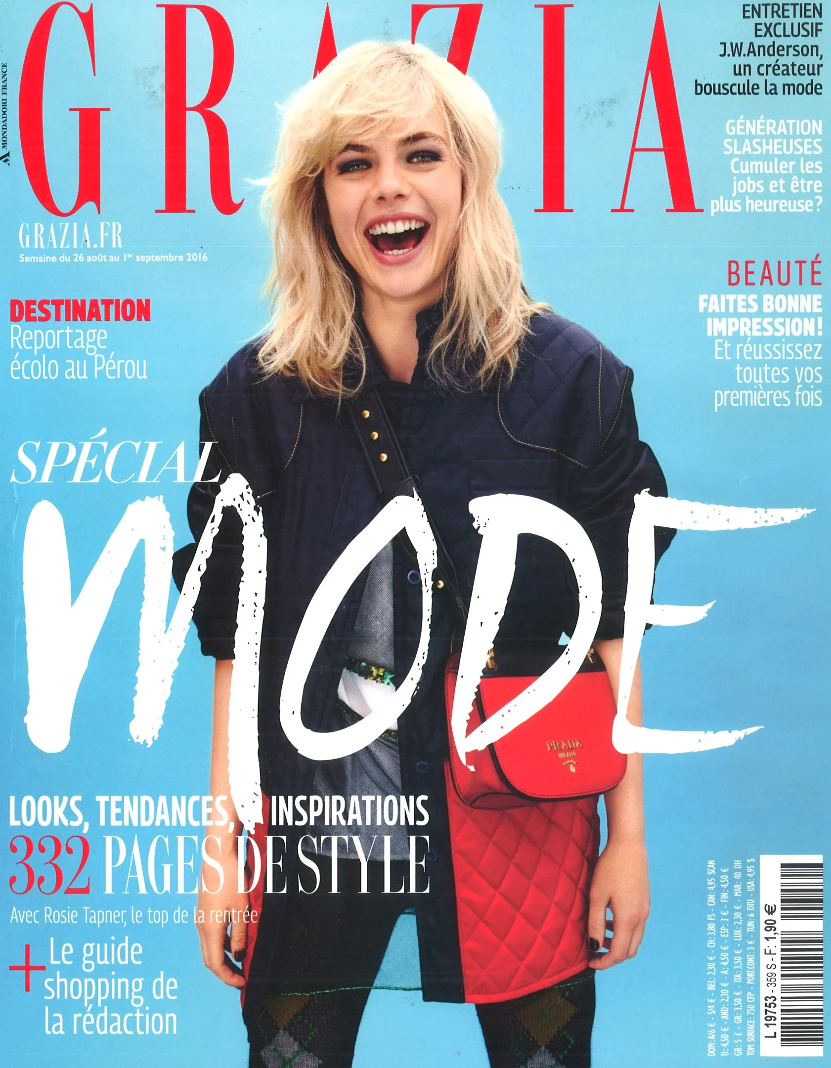 Grazia, 26 aout 2016