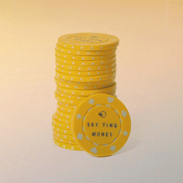 Poker chip-style class passes
