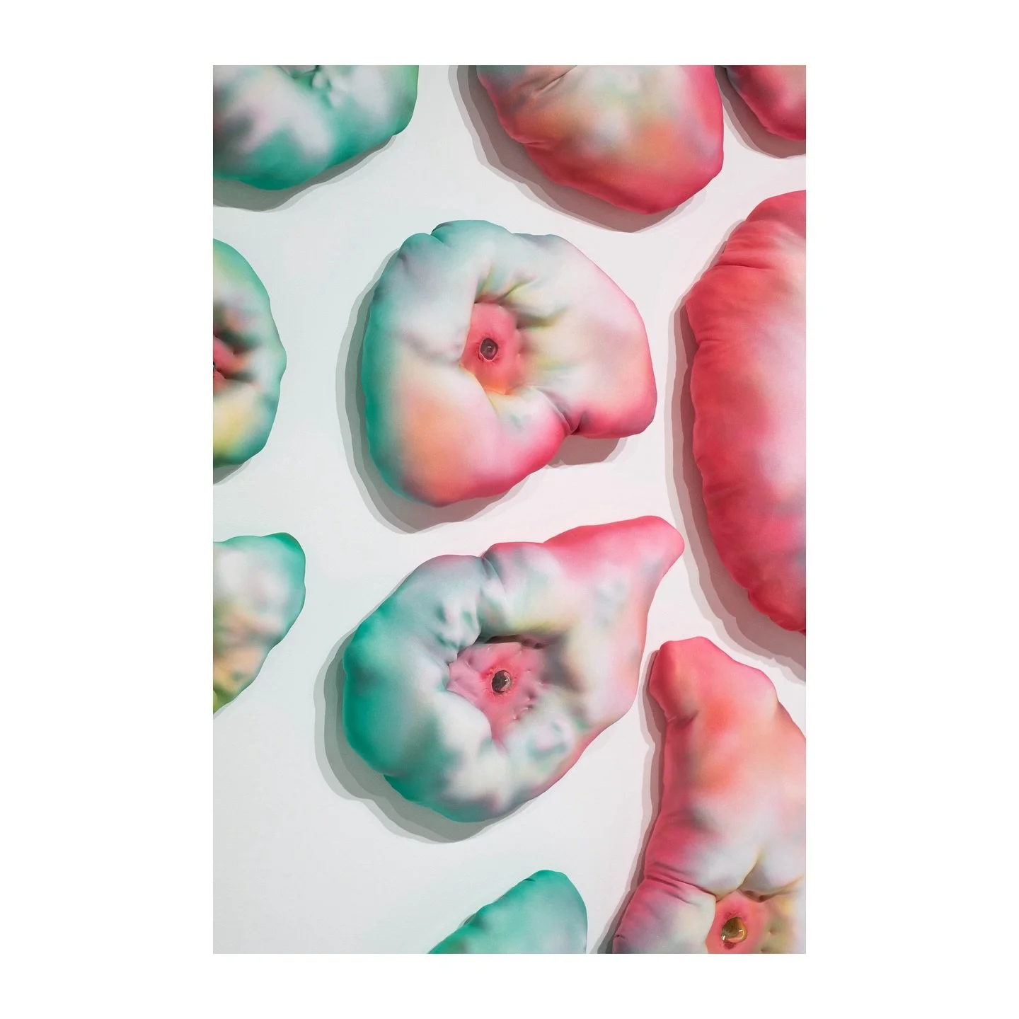It’s a pleasure to be showing lots of new work in a solo booth with @slqsgallery at the @womeninartfairofficial @mallgalleries . Here’s a close-up of my new installation ‘fruit-in-my-body’. You can catch the fair until Saturda