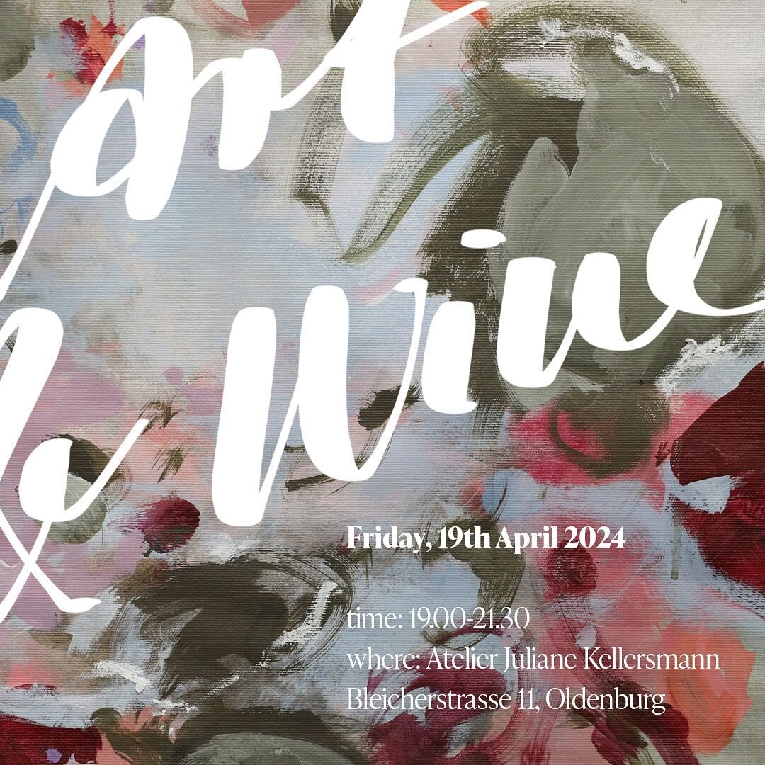 &lsquo;Art &amp; Wine&rsquo; is going into it&rsquo;s second edition on April 19th, 2024 from 7-9:30 p.m. The concept stays the same: I will be giving you a short introduction into the medium, the subject (flowers!) and ways of working, paired with s