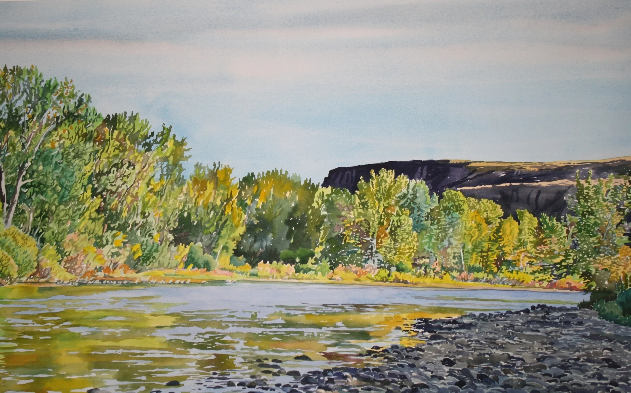 Boise River Fall detail