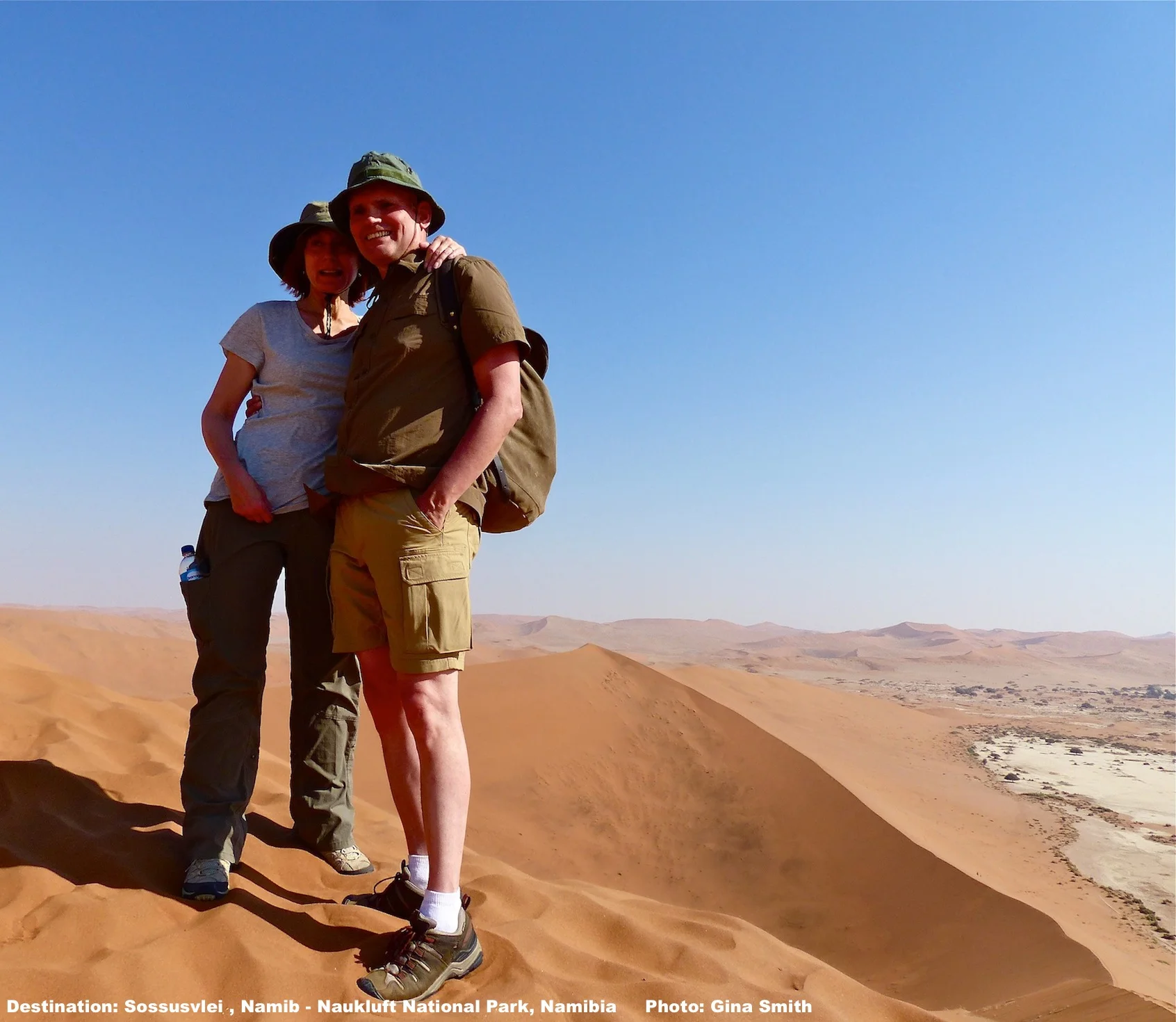 Me & Les on Big Daddy. I wore his old army boonie hat for luck. IMAGE: ©R.KRAVETTE