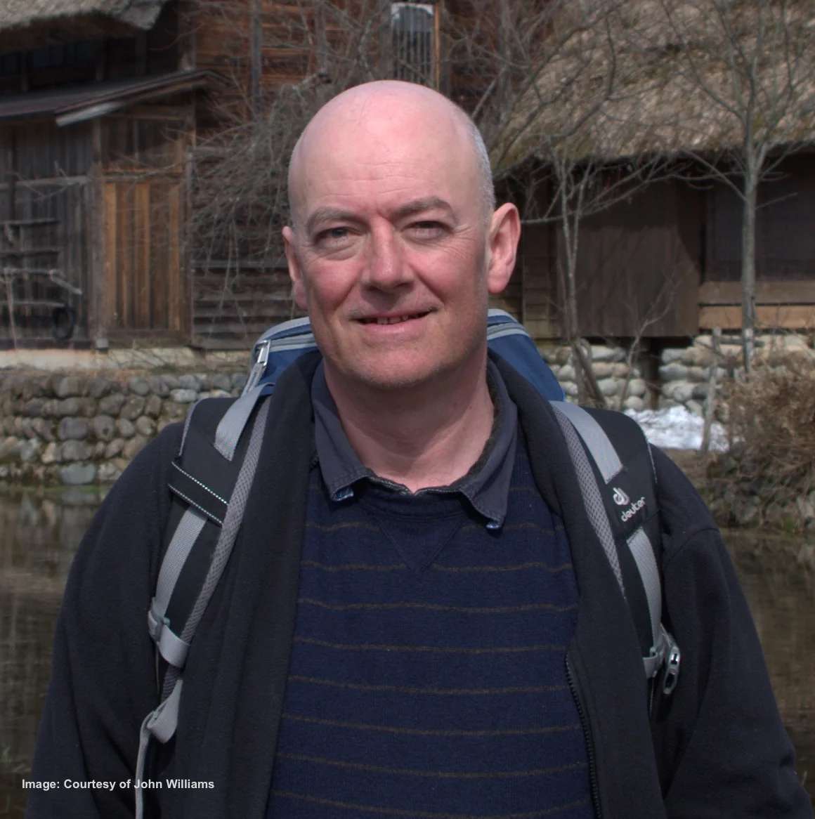 John Williams known in the travel blogosphere as Eurapart. Image: Thanks to ©John Williams