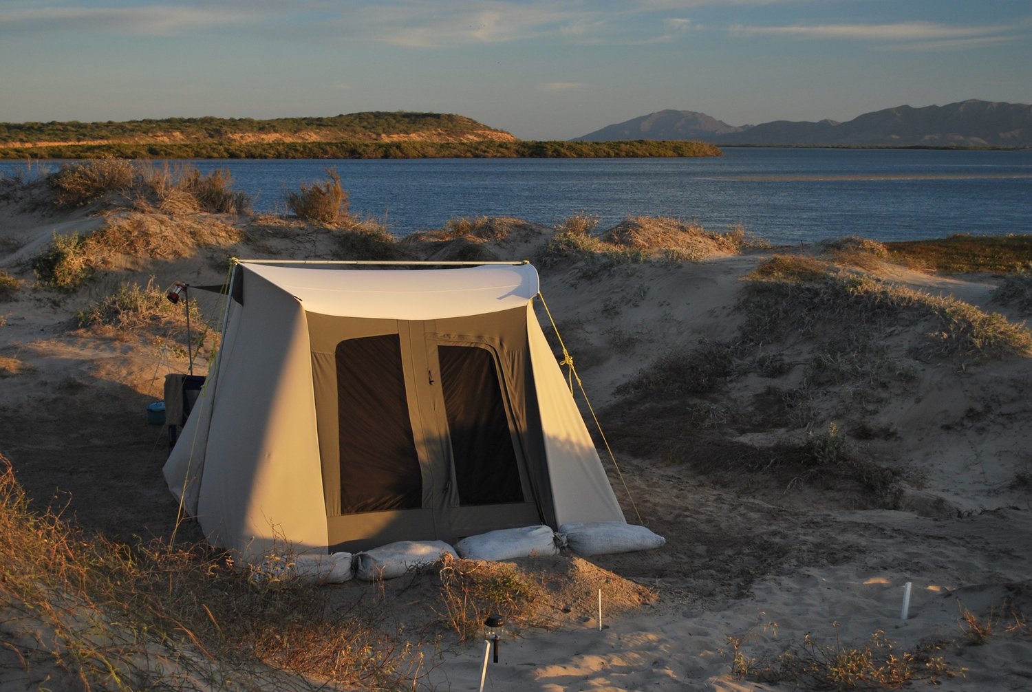 The turtle camp at Magdalena Bay