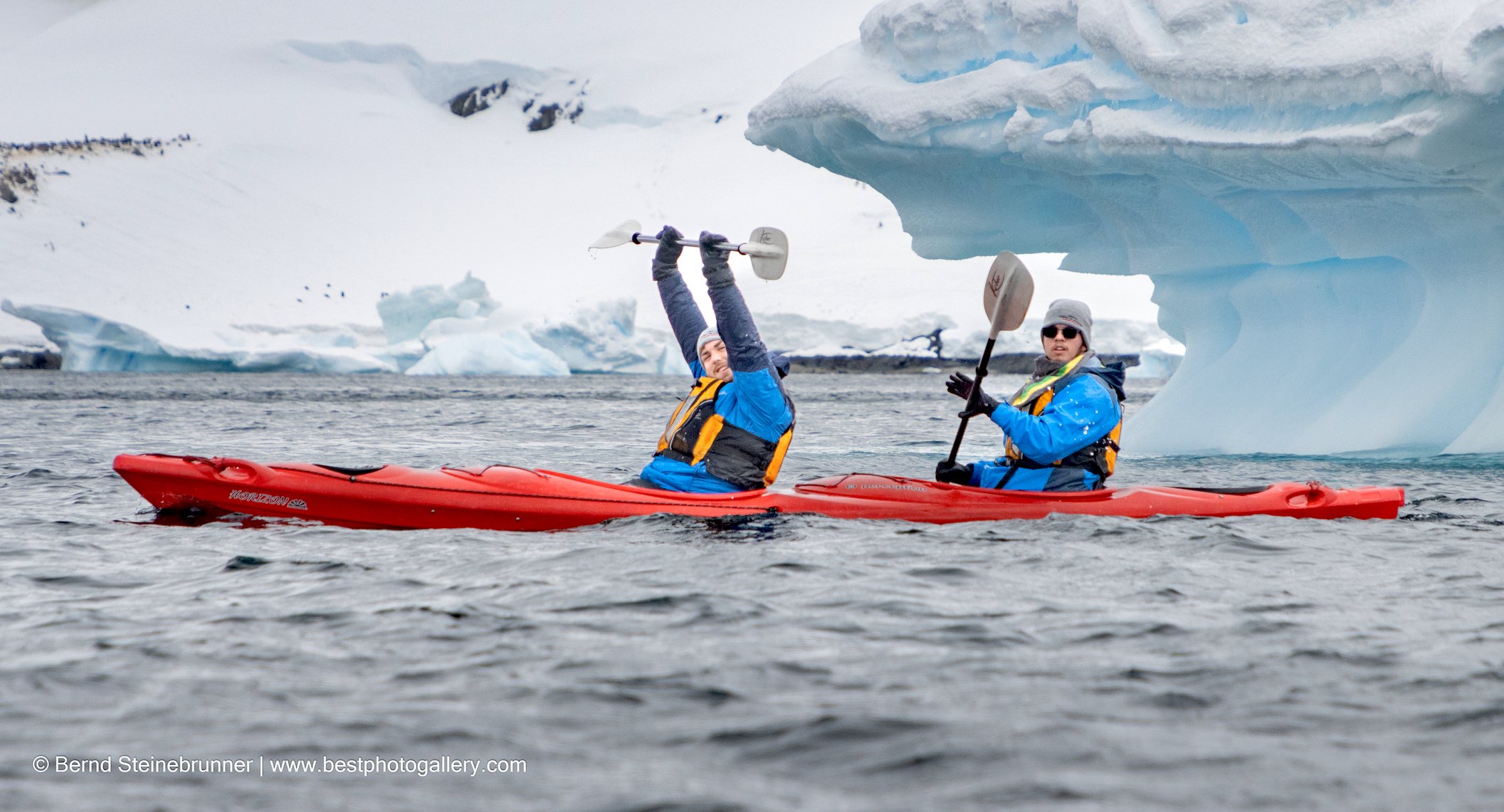 Cruising through sculpture-like icebergs was a highlight. Image: ©Bernd Steinebrunner