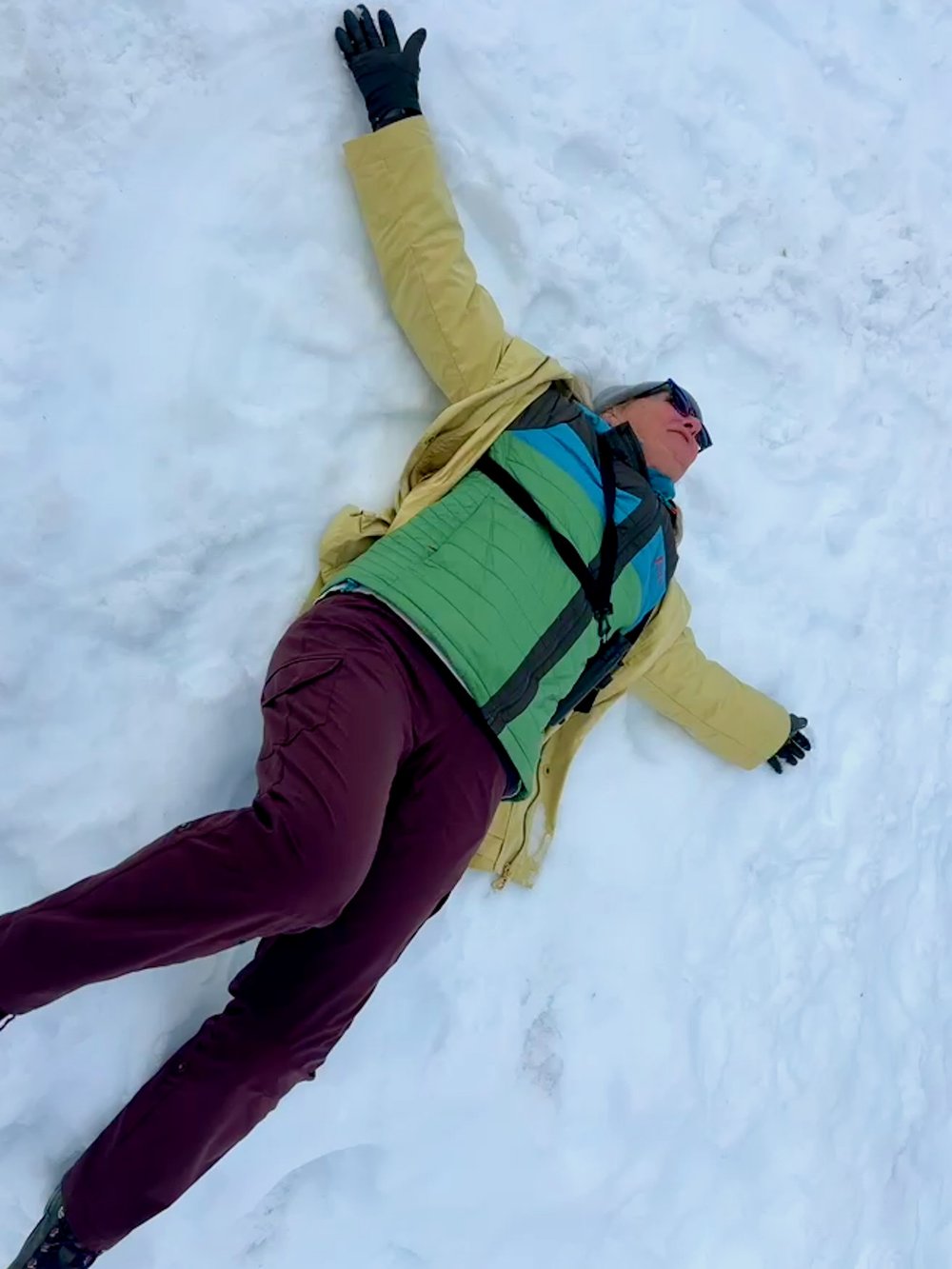 Connie enjoying a "springtime" rest. Gredos 
