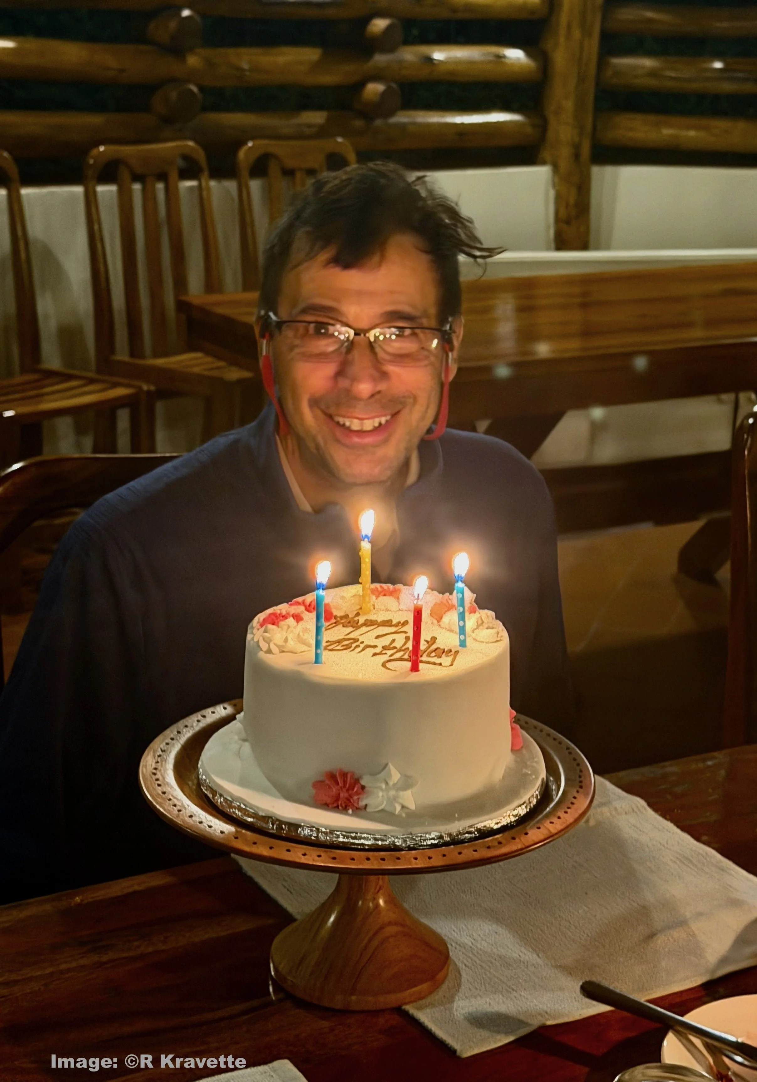 Celebrating Lou's Birthday