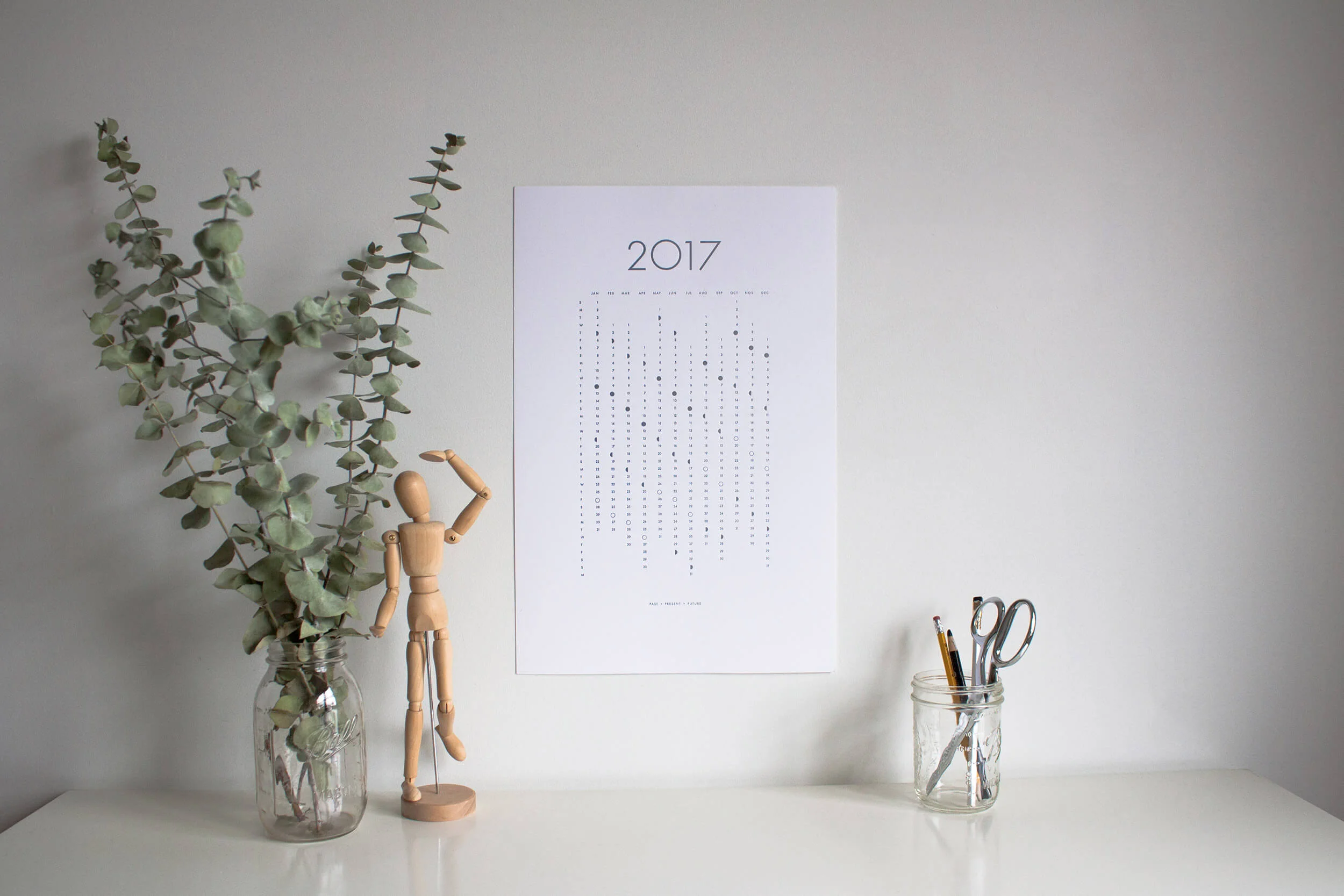 2017 moon phase calendar