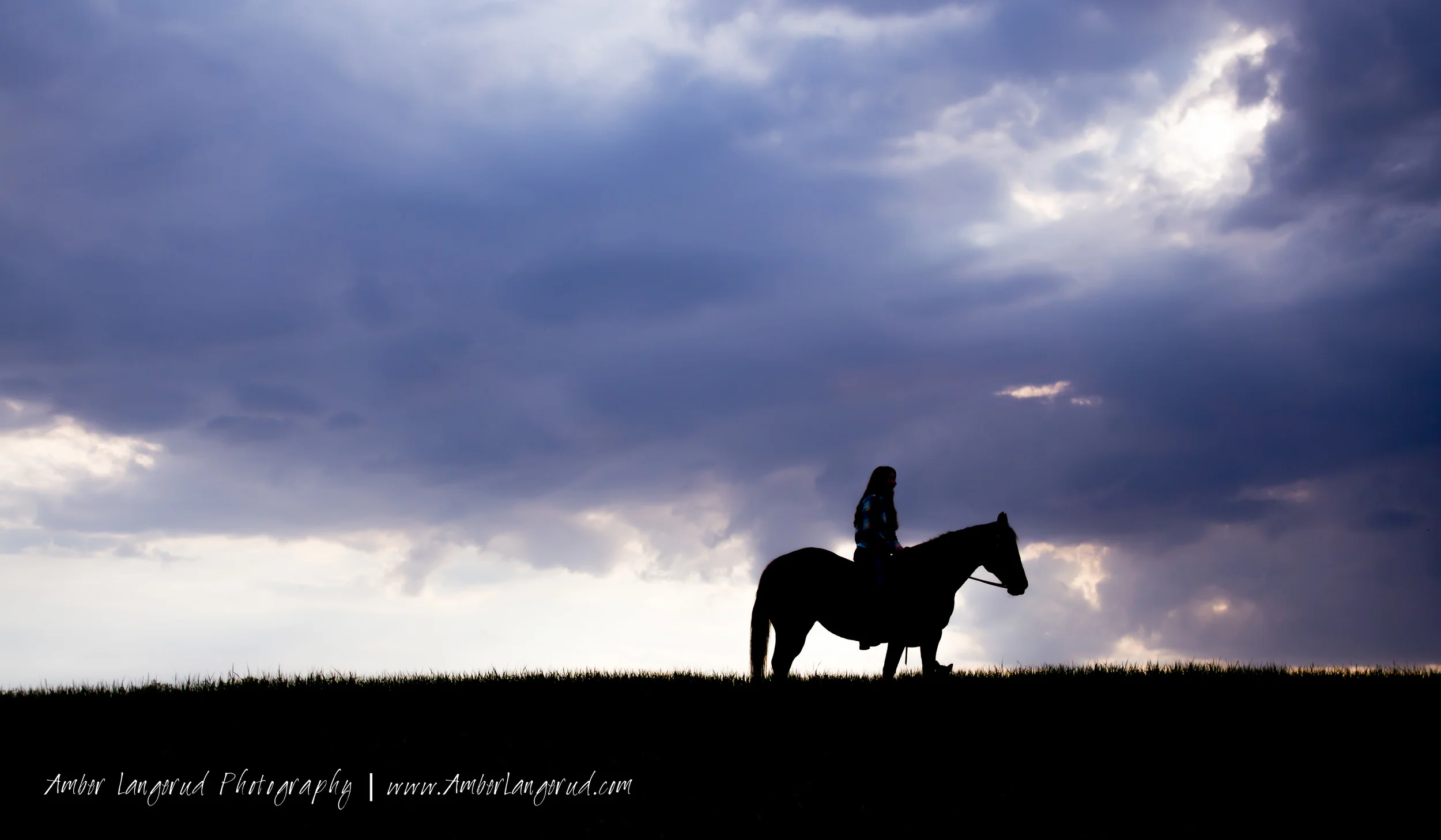 AGirl&HerHorseSilhouette