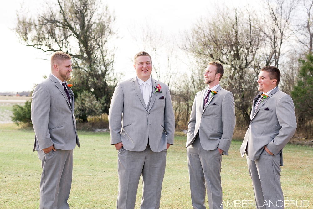 Rural North Dakota Country Church Wedding | Bride and Groom Portraits