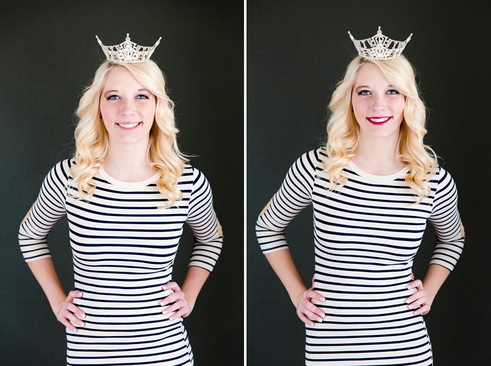 Miss Minnesota Headshot Session for Miss Frazee 2015 Mollee Byer