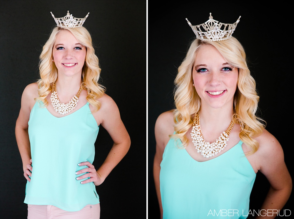 Miss Minnesota Headshot Session for Miss Frazee 2015 Mollee Byer