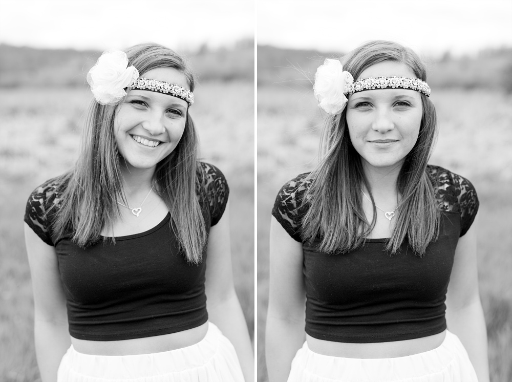 Outdoor Tulle Skirt Inspired Senior Session | Amber Langerud Photography