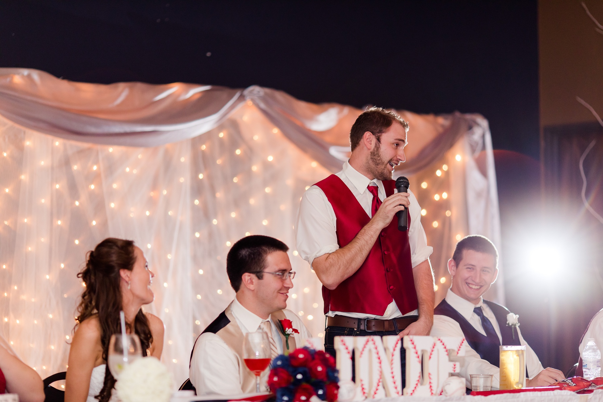 Baseball Themed Fall Wedding at Lake Eunice Evangelical Church and the Frazee, MN Event Center | Kay &amp; Brandon