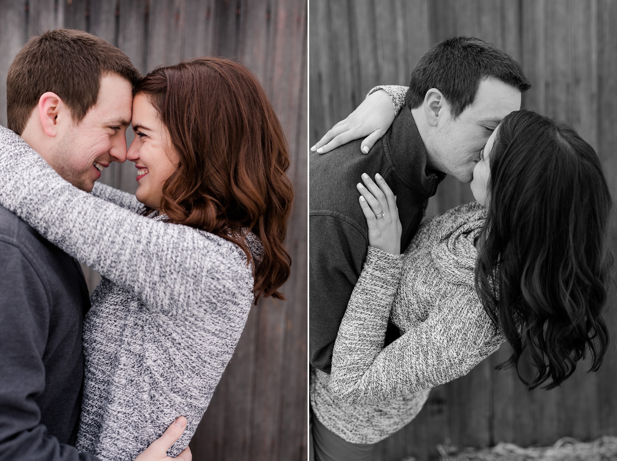 Wintertime, Country Styled Engagement Session with their Dogs near Audubon, MN by Amber Langerud Photography