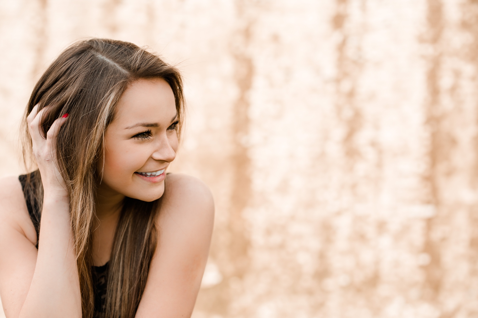 Country & Gold Sequin Backdrop Styled Senior Session near Audubon, MN by Amber Langerud Photography | Anna Donner