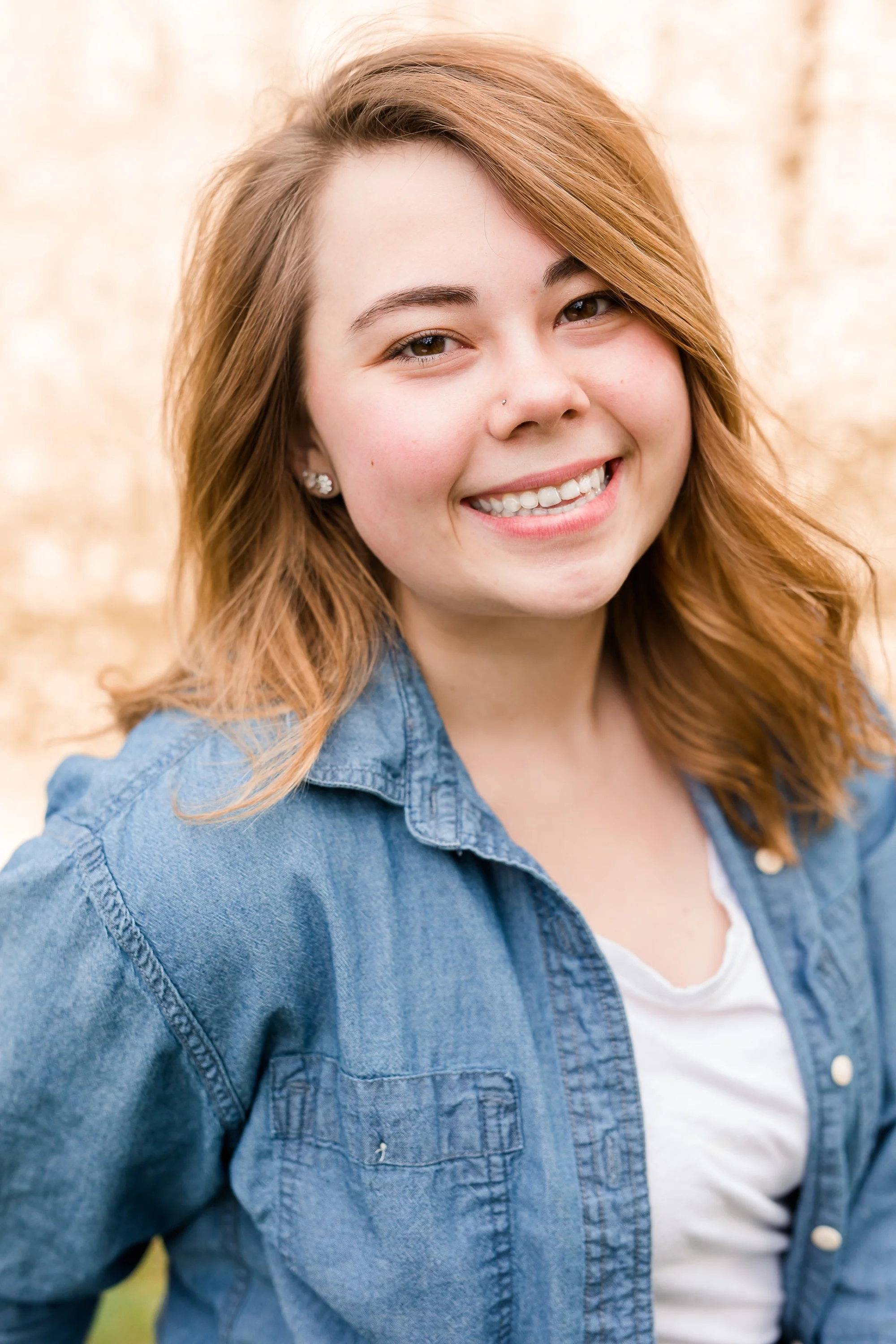 Country & Gold Sequin Styled Portrait Session near Audubon, MN | Dorothy | Gold Sequin backdrop by Drop It Modern | Spring Session | Styled Shoot