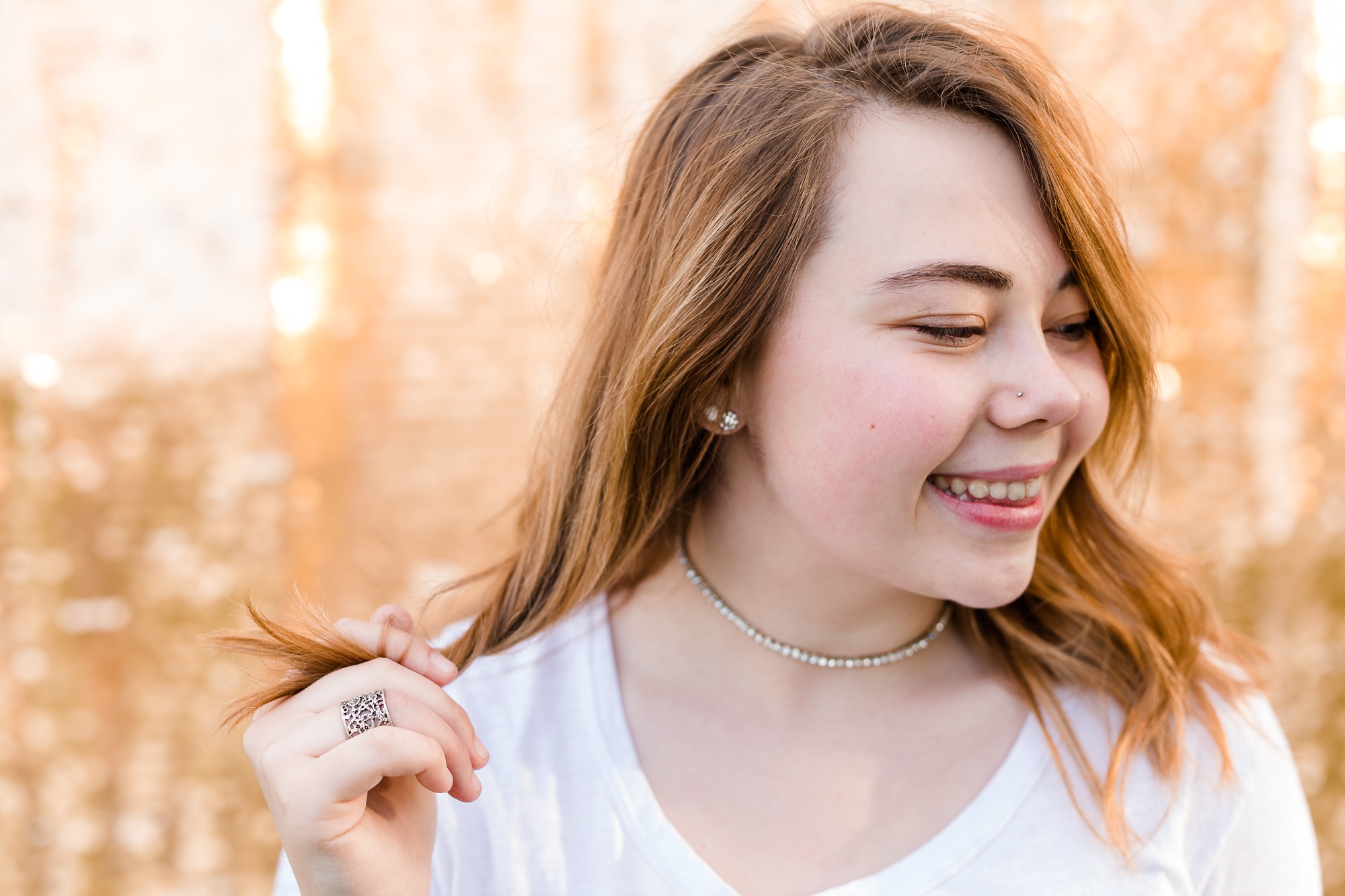 Country & Gold Sequin Styled Portrait Session near Audubon, MN | Dorothy | Gold Sequin backdrop by Drop It Modern | Spring Session | Styled Shoot