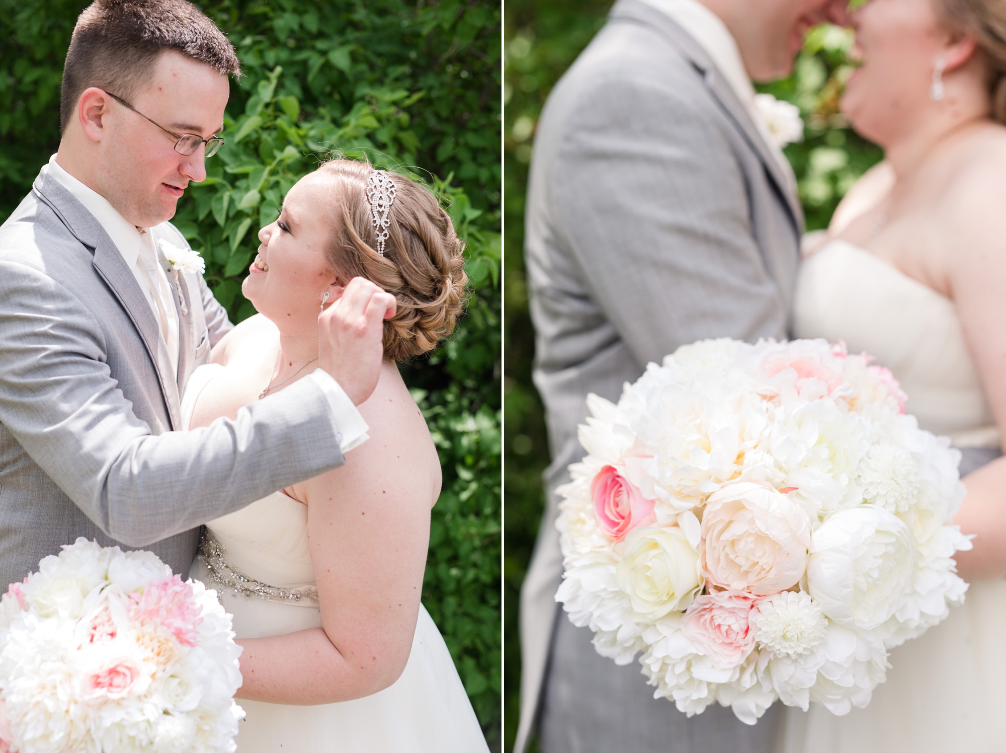 Lake Park Lutheran Church and Holiday Inn Detroit Lakes, Lakeside Wedding by Amber Langerud Photography | Vanessa & Eric