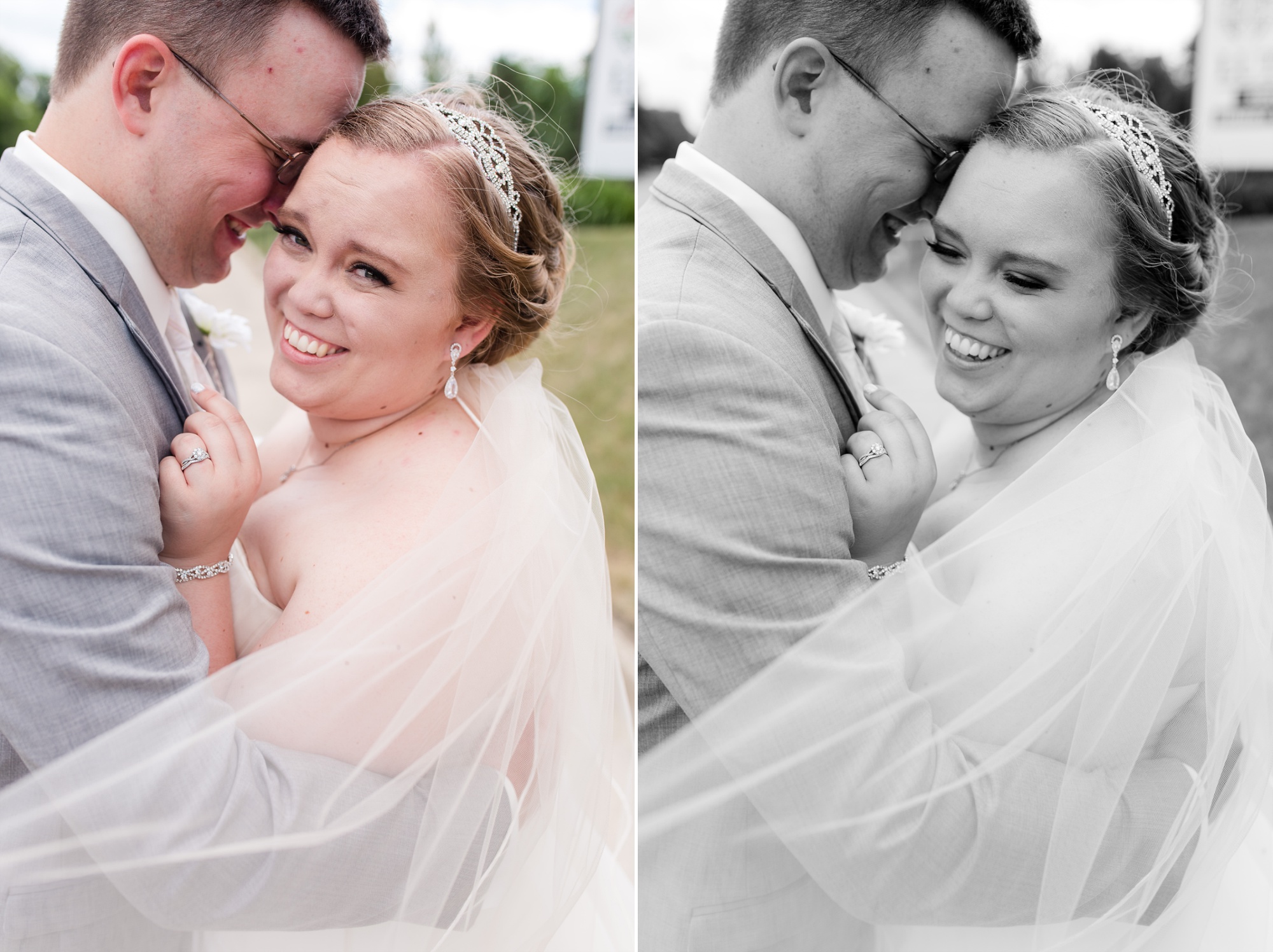 Lake Park Lutheran Church and Holiday Inn Detroit Lakes, Lakeside Wedding by Amber Langerud Photography | Vanessa & Eric