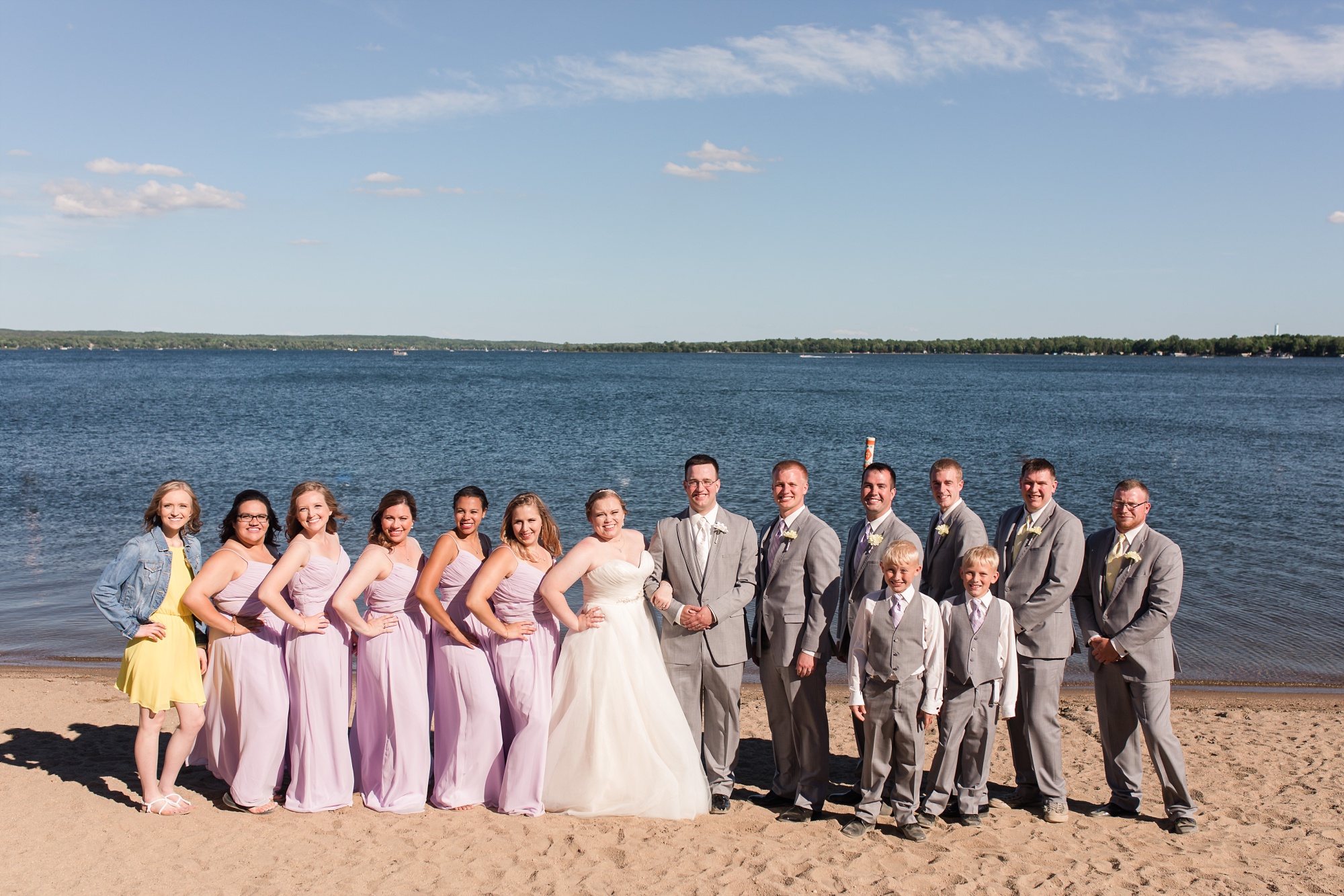 Lake Park Lutheran Church and Holiday Inn Detroit Lakes, Lakeside Wedding by Amber Langerud Photography | Vanessa & Eric