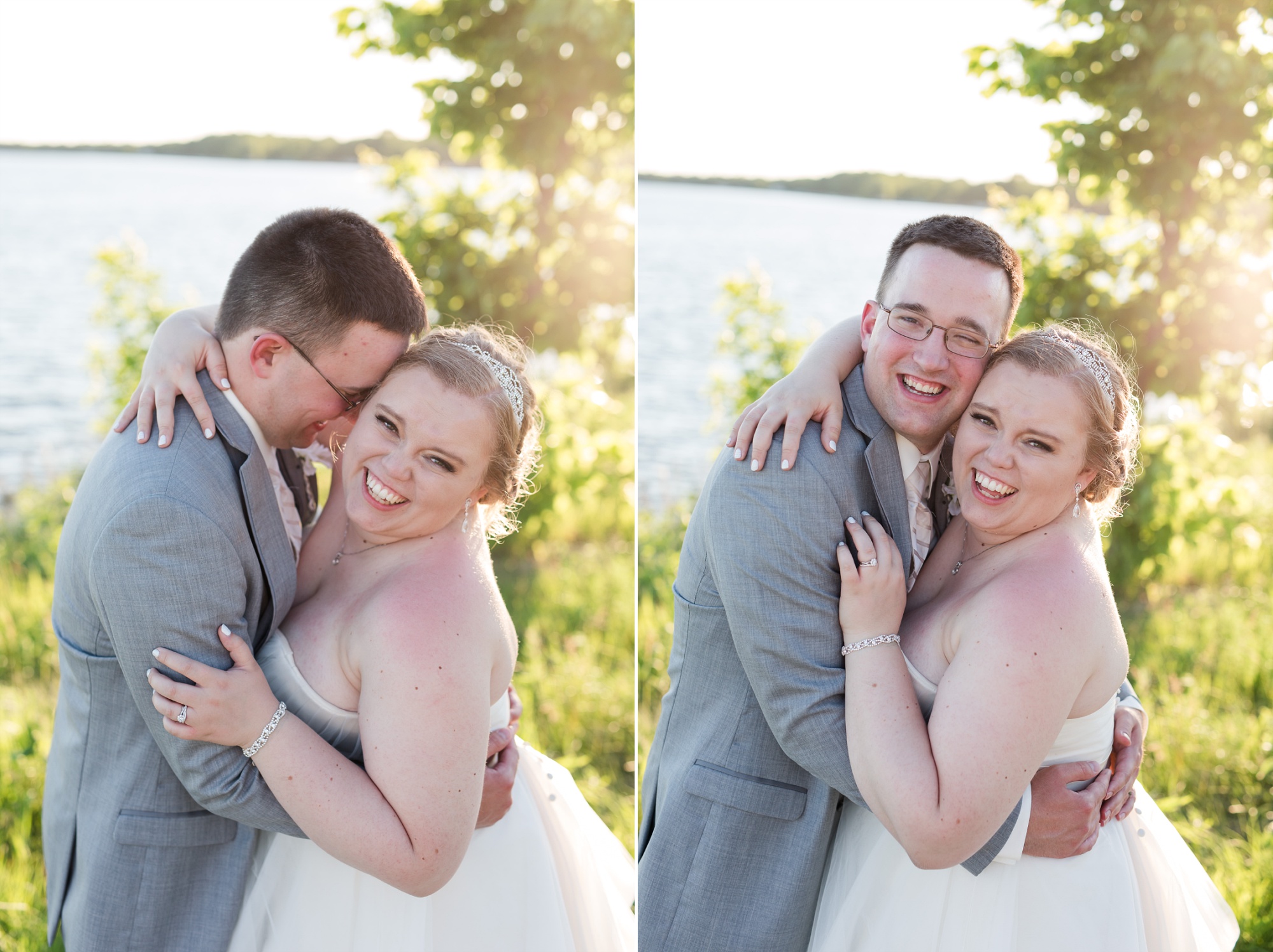 Lake Park Lutheran Church and Holiday Inn Detroit Lakes, Lakeside Wedding by Amber Langerud Photography | Vanessa & Eric