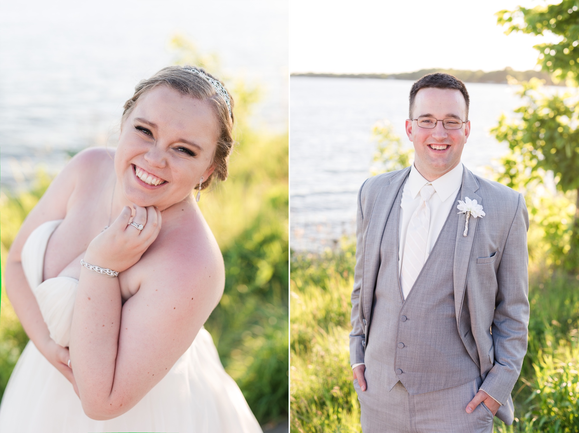 Lake Park Lutheran Church and Holiday Inn Detroit Lakes, Lakeside Wedding by Amber Langerud Photography | Vanessa & Eric