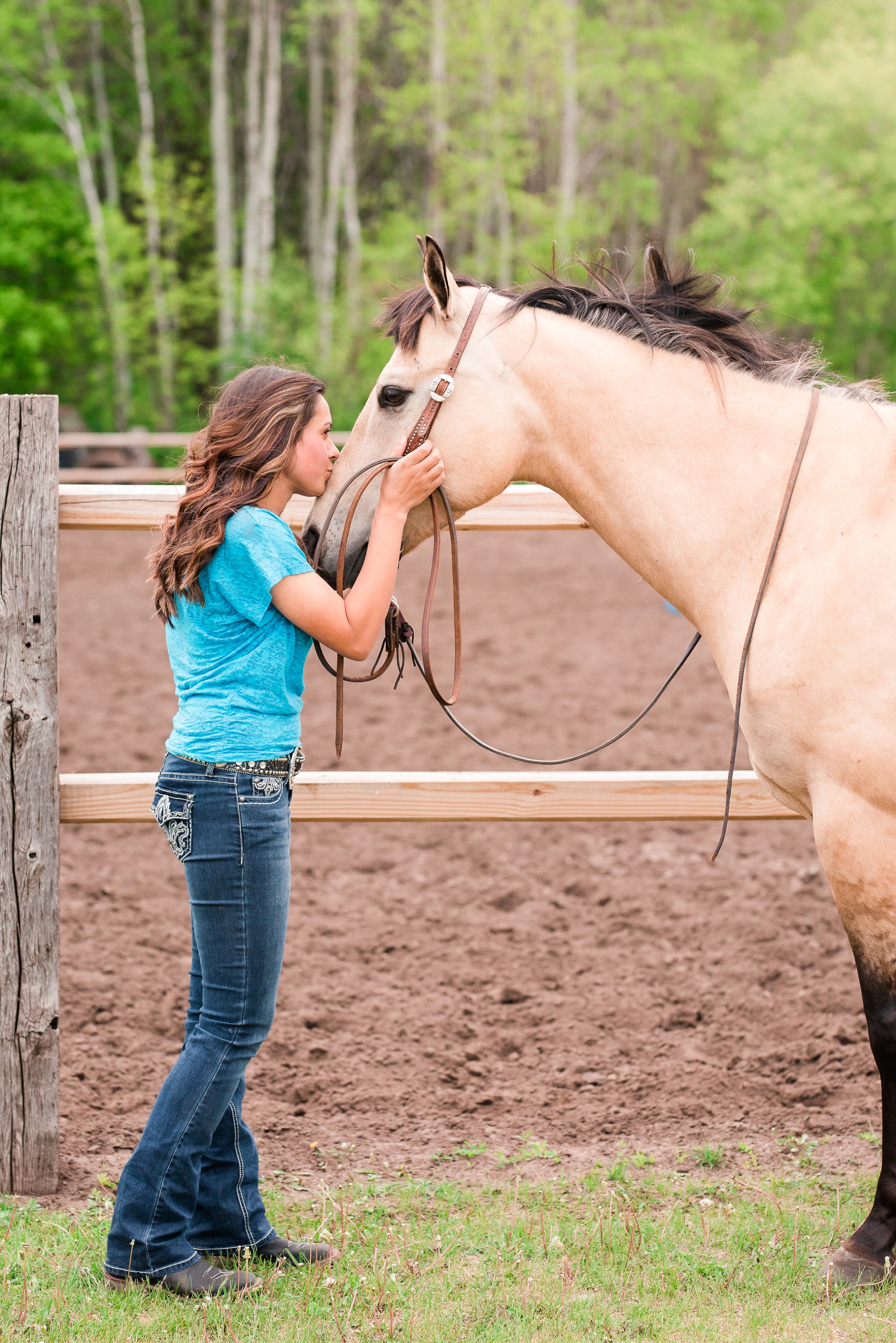 Country Styled, A Girl and Her Horse Session at Sandy Oaks Arena in Frazee by Amber Langerud Photography| Kayla