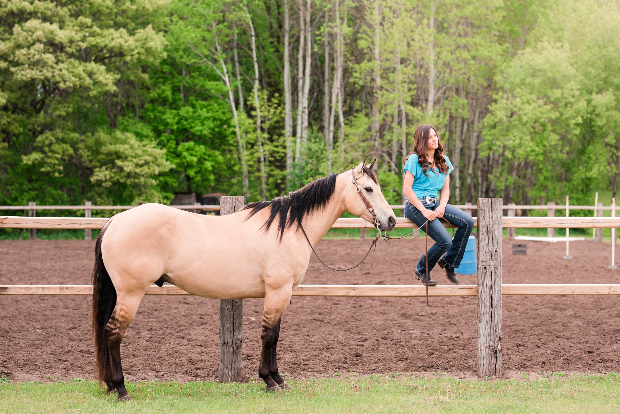 Country Styled, A Girl and Her Horse Session at Sandy Oaks Arena in Frazee, MN by Amber Langerud Photography| Kayla