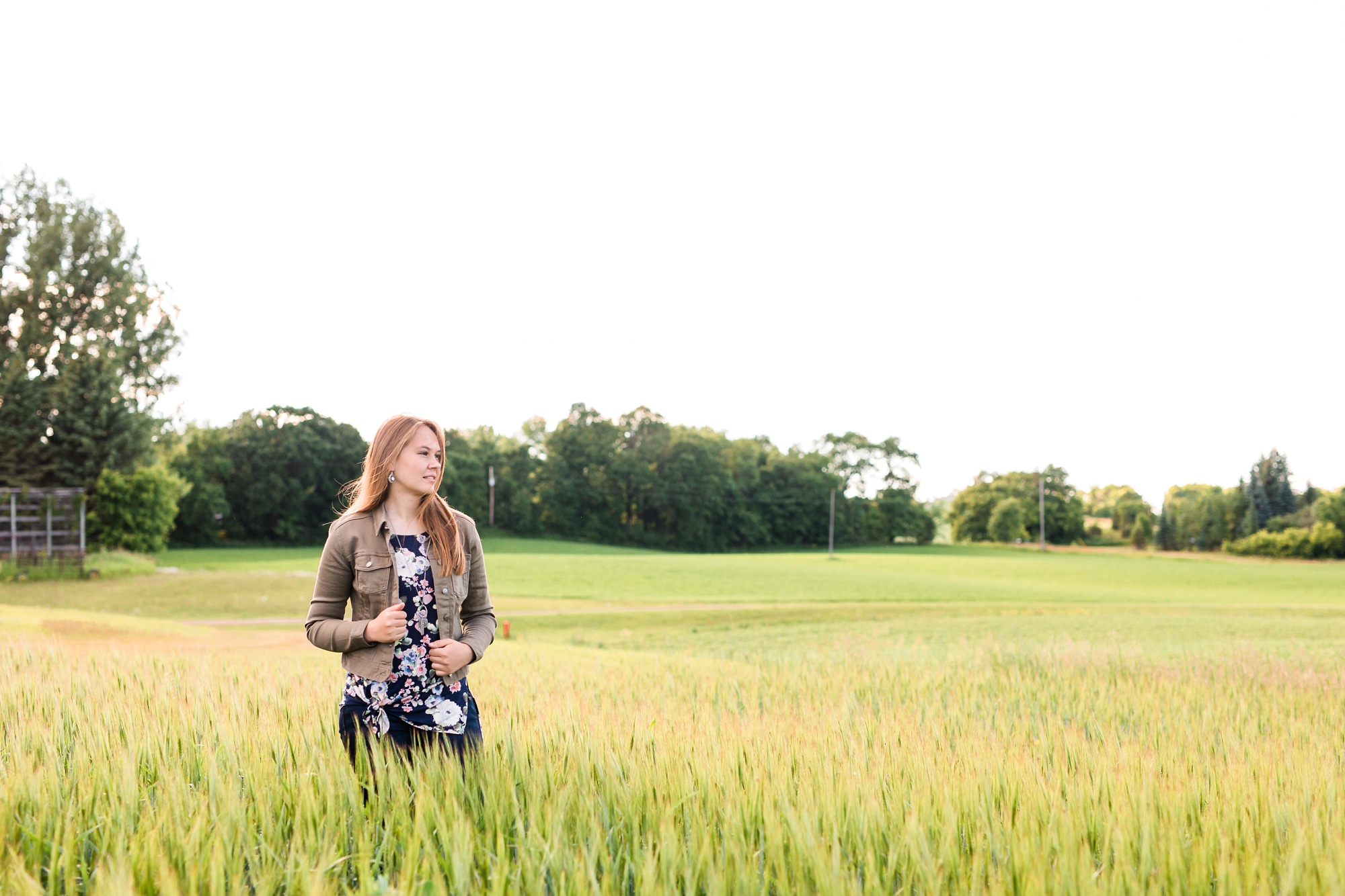 Country Styled Senior Session with Horses near Audubon, MN | Hannah