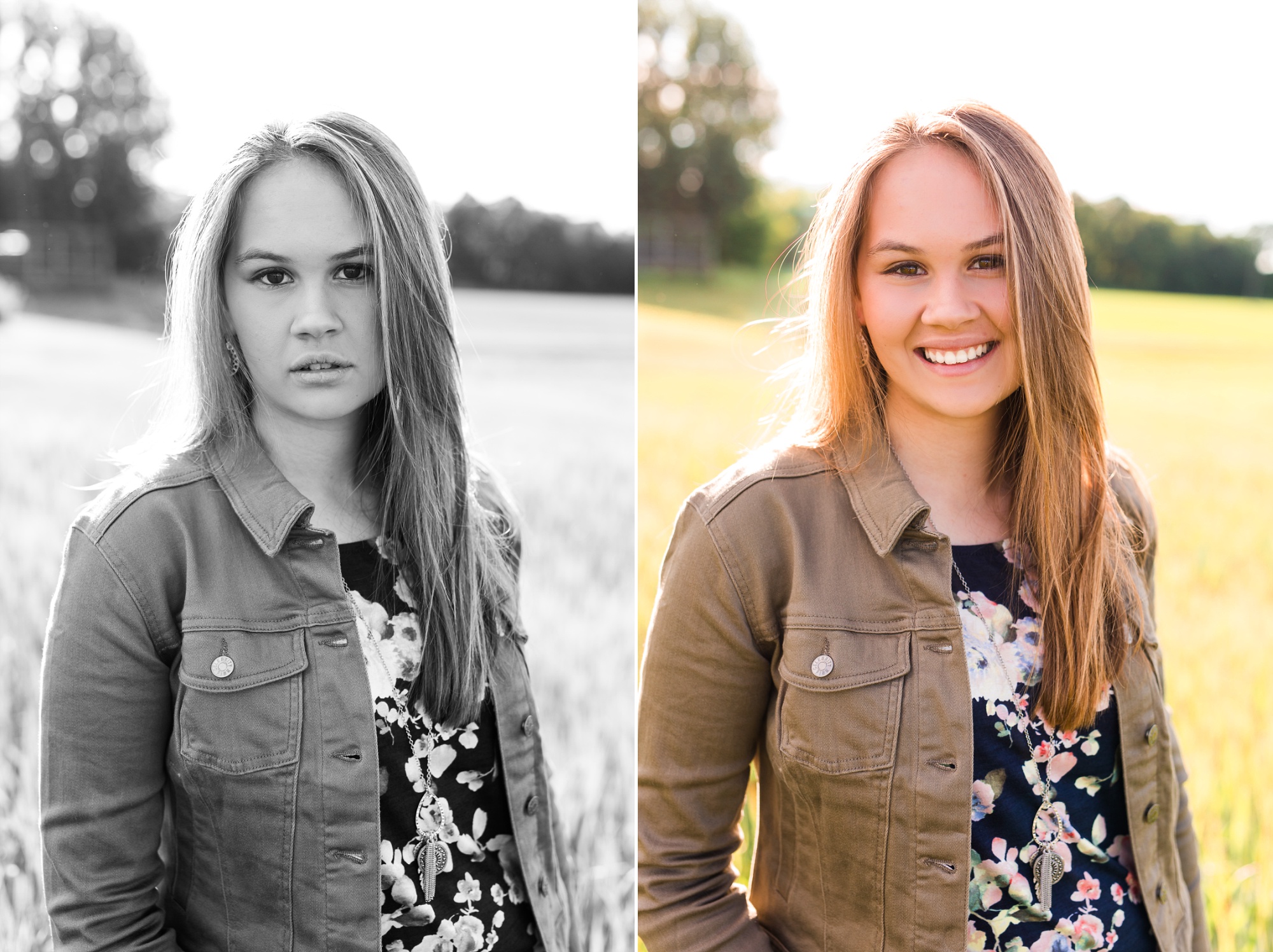 Country Styled Senior Session with Horses near Audubon, MN | Hannah
