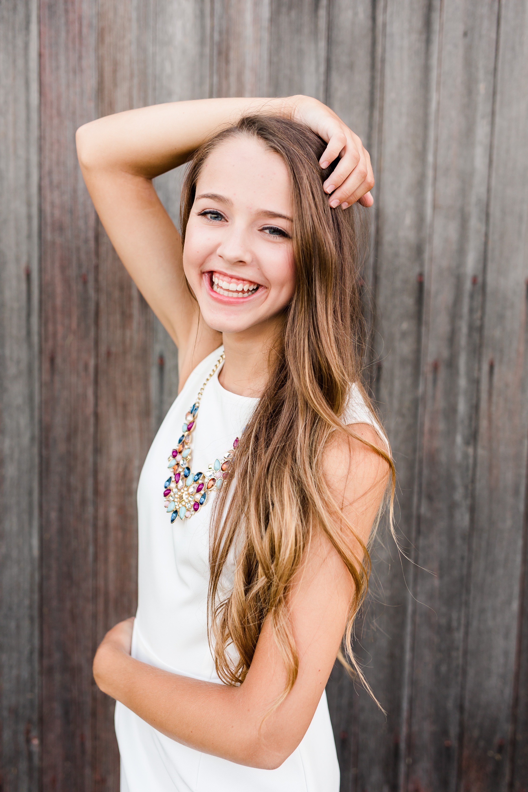 Dance and Country Styled High School Senior Session by Amber Langerud Photography near Audubon with Rustic Barnwood Backdrop | Riley