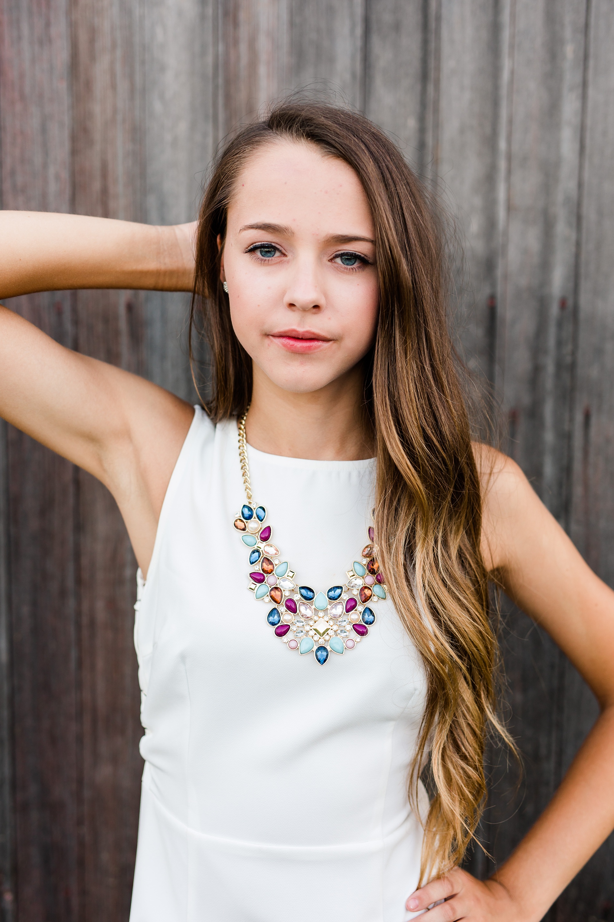 Dance and Country Styled High School Senior Session by Amber Langerud Photography near Audubon with Rustic Barnwood Backdrop | Riley