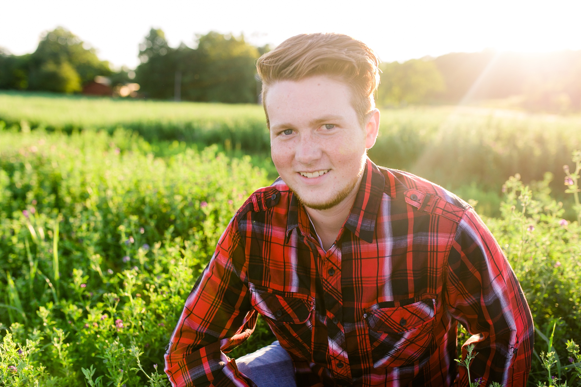Country Styled Guy Senior Session on Little Cormorant Lake, Minnesota | Elijah