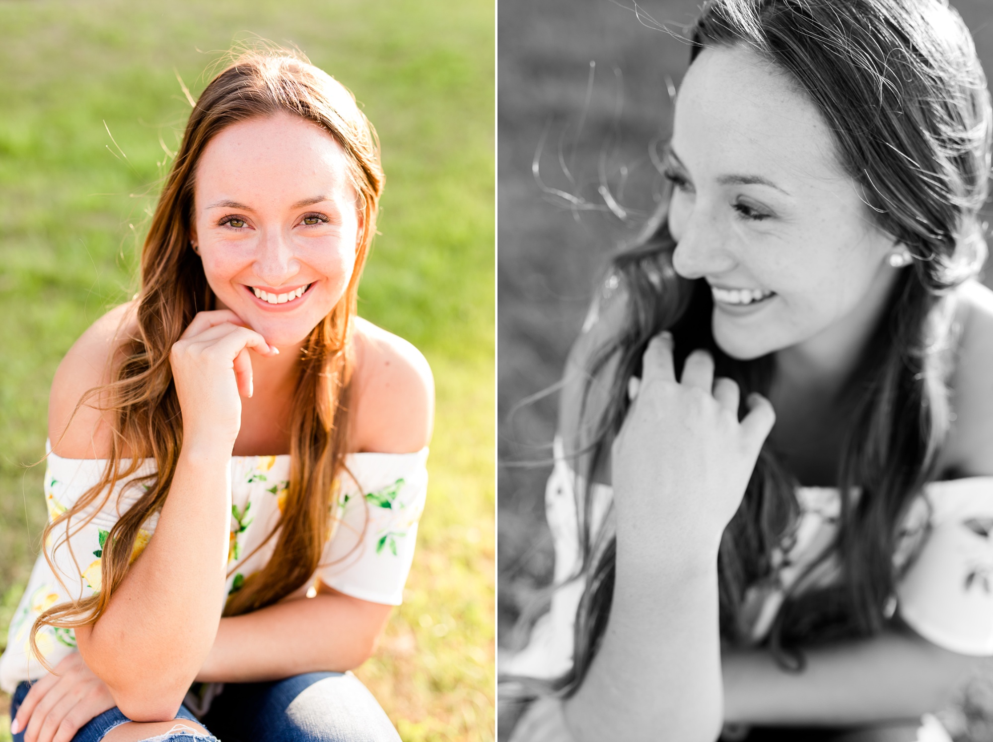 Rural Minnesota High School Senior Session with Hay Bales and by the Lake near Audubon, MN | Livi
