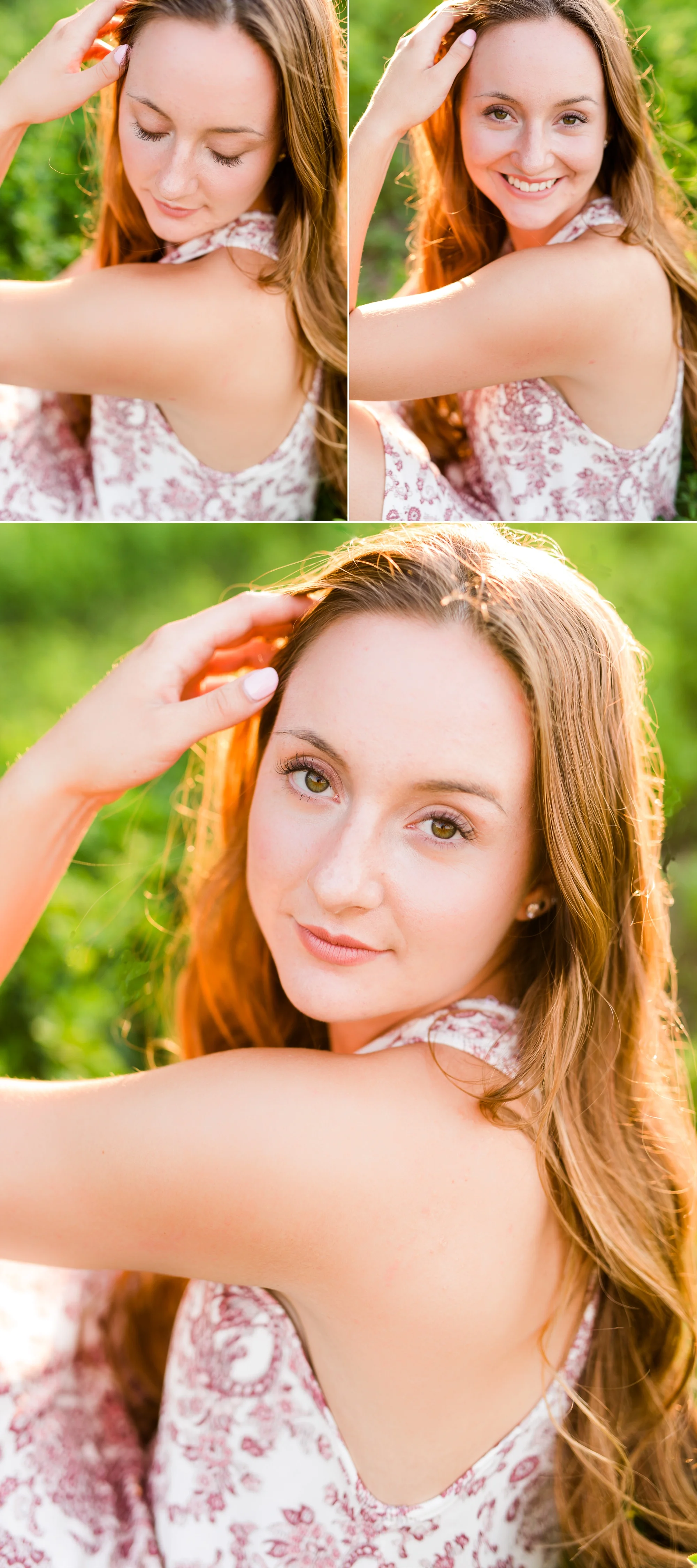 Rural Minnesota High School Senior Session with Hay Bales and by the Lake near Audubon, MN | Livi