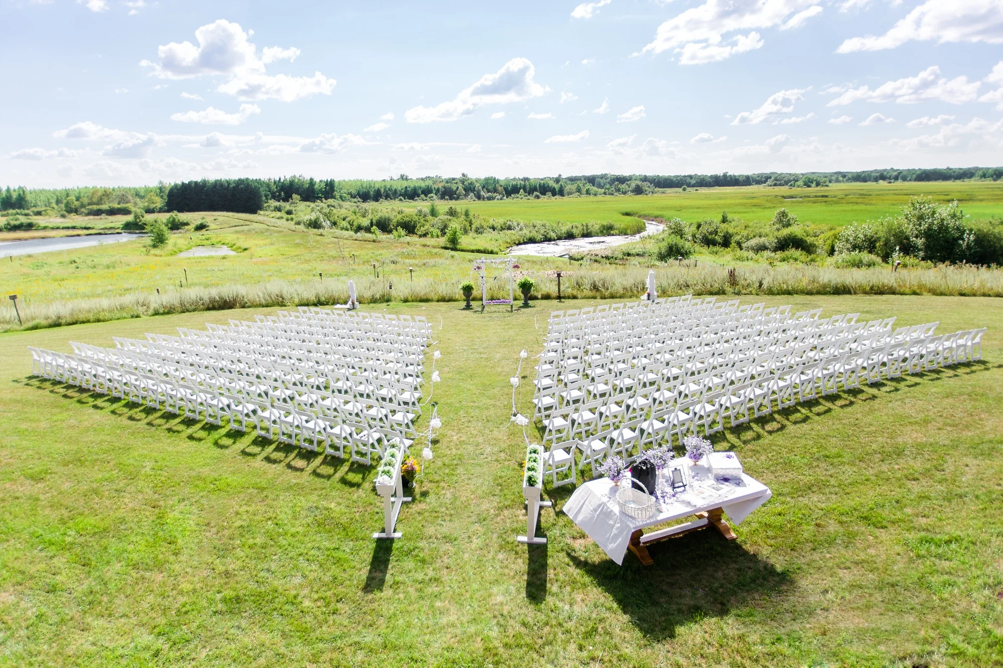 Backyard Frazee, MN Wedding with Frazee Event Center Reception by Amber Langerud | Ellie & Erik