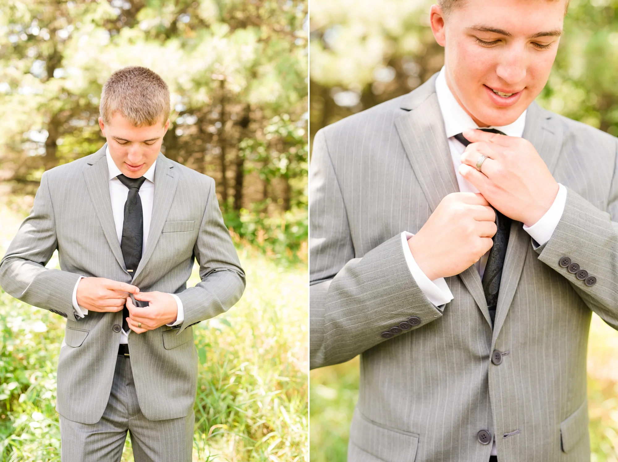 Backyard Frazee, MN Wedding with Frazee Event Center Reception by Amber Langerud | Ellie & Erik