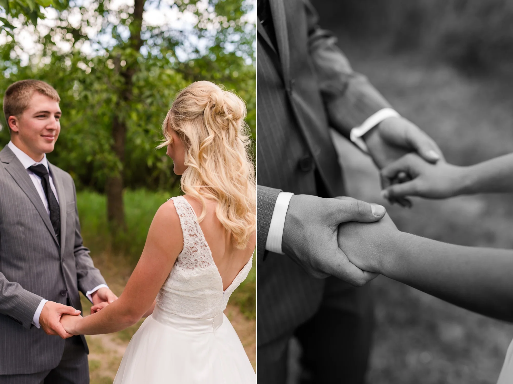 Backyard Frazee, MN Wedding with Frazee Event Center Reception by Amber Langerud | Ellie & Erik