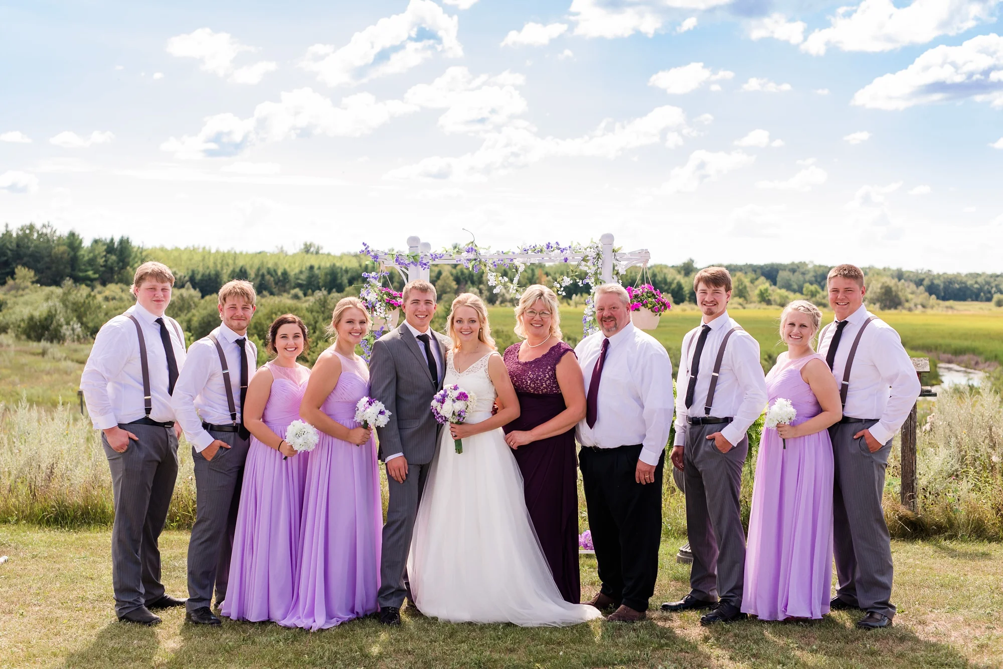 Backyard Frazee, MN Wedding with Frazee Event Center Reception by Amber Langerud | Ellie & Erik