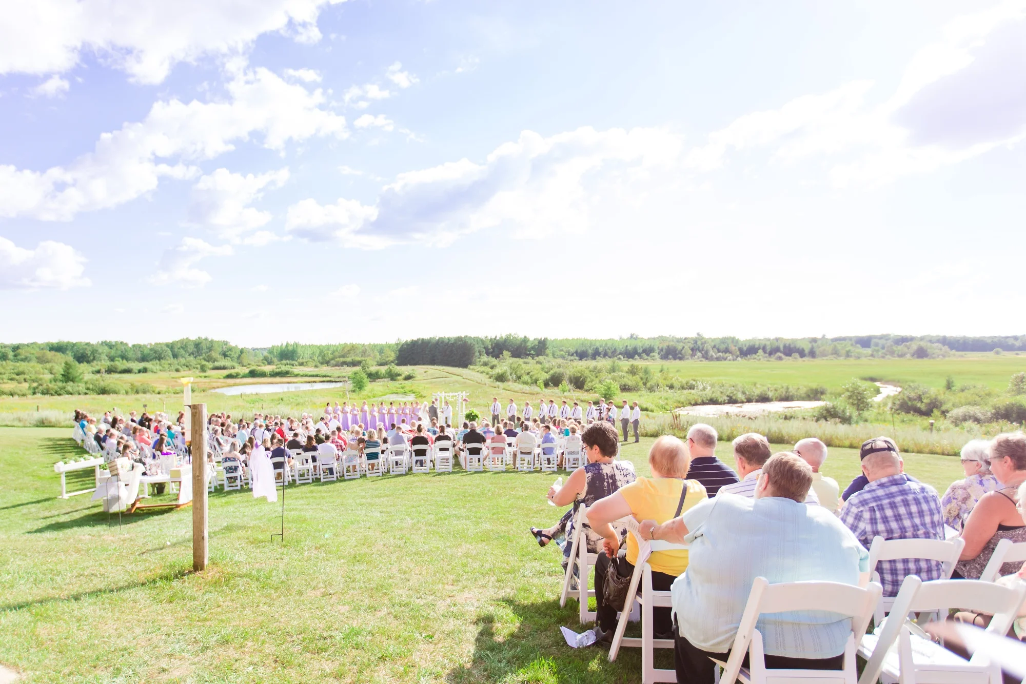 Backyard Frazee, MN Wedding with Frazee Event Center Reception by Amber Langerud | Ellie & Erik