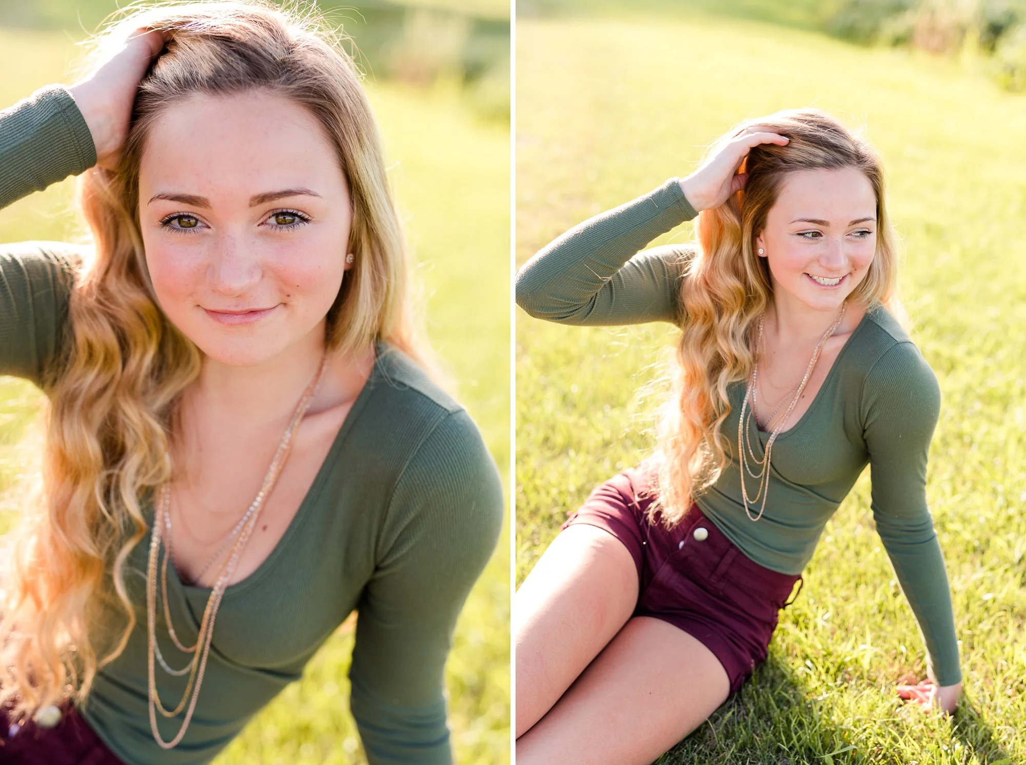 Country Styled High School Senior Pictures on a Farm and Little Cormorant Lake in Minnesota by Amber Langerud