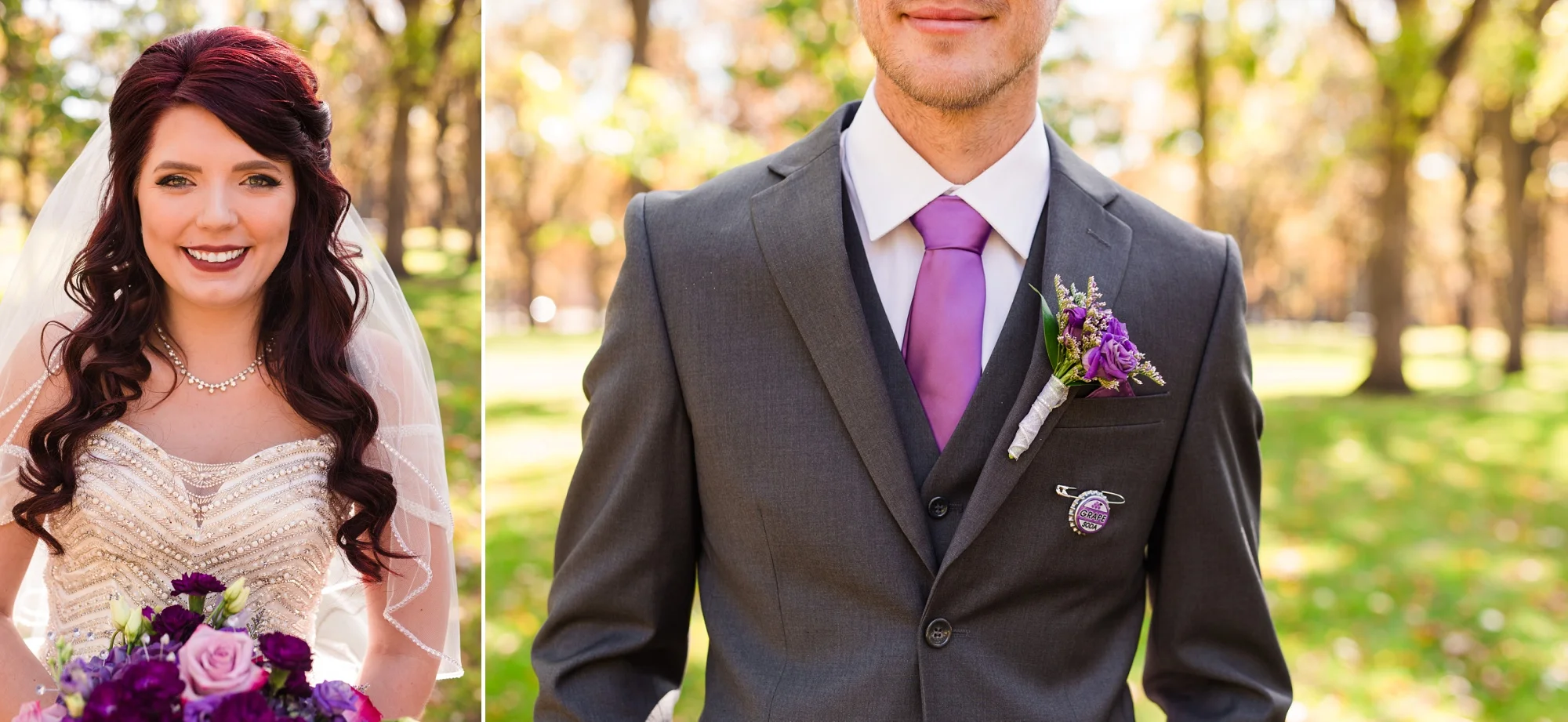 Downtown Fargo Disney Themed Wedding by Amber Langerud Photography | Bridal Portrait Island Park