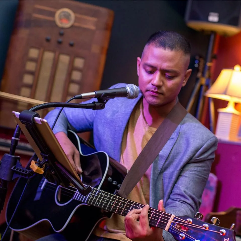 ABOUT THE ARTIST: Dino is a local songwriter & musician specializing in a style that walks an inviting line between classic rock, jazz, and soul. He can often be found serenading guests at venues all over 30A for any occasion from weddings to parties and other events.