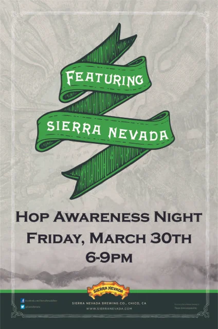 Hops Awareness Night w/ Sierra Nevada