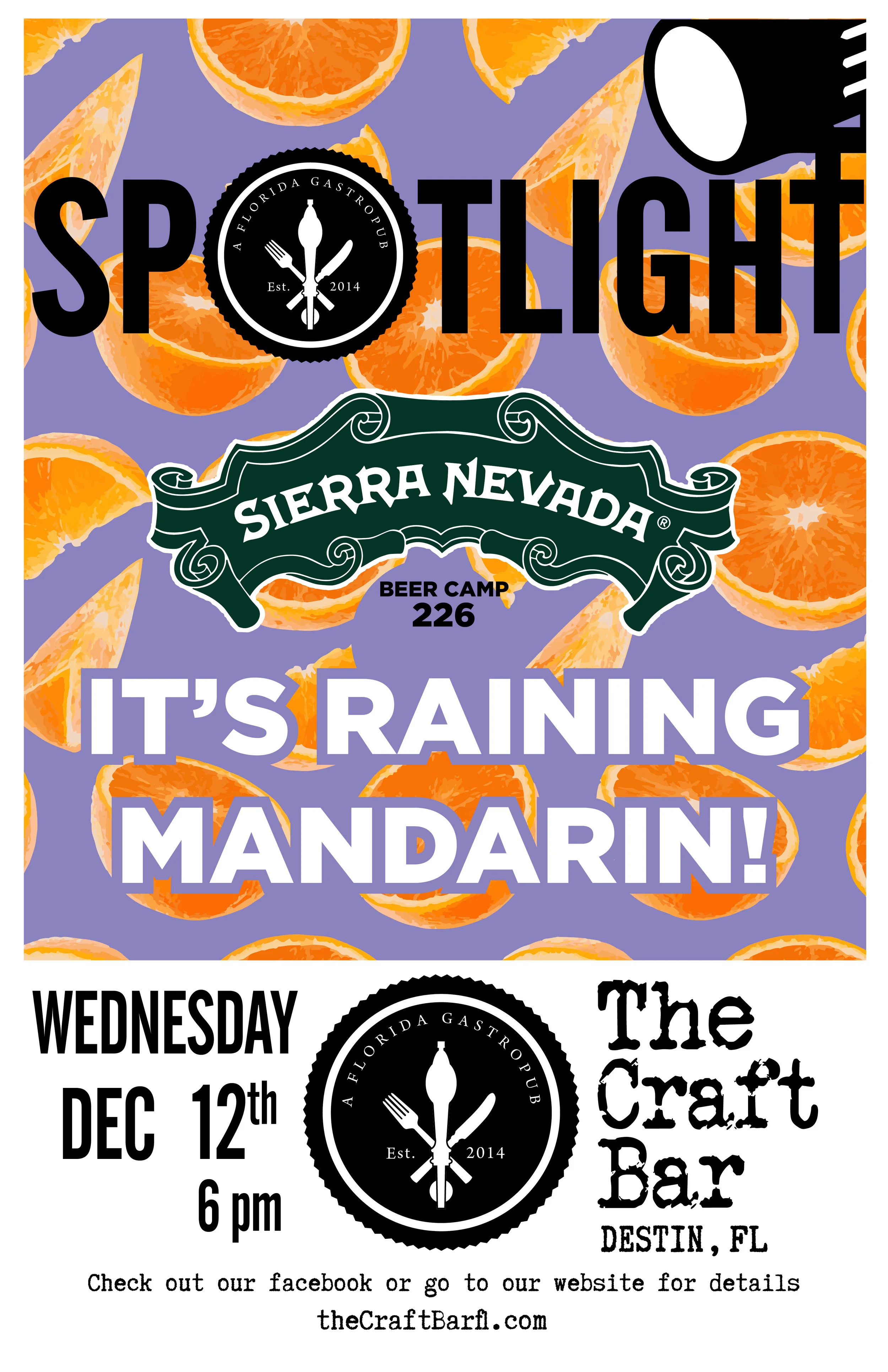 Spotlight - Sierra Nevada Raining Mandarin - DESTIN - Poster.jpg