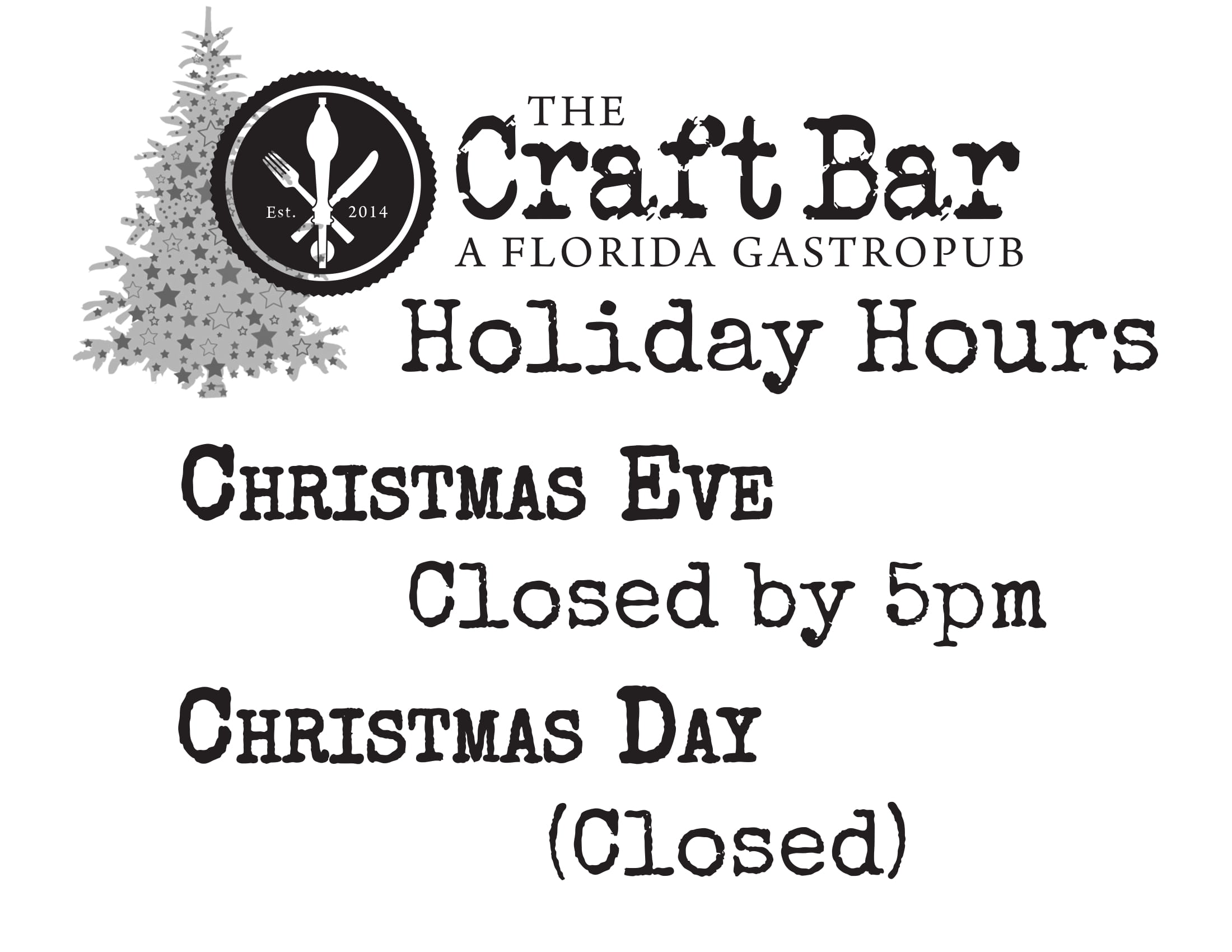Craft Bar 2018 Holiday Hours-1.jpg