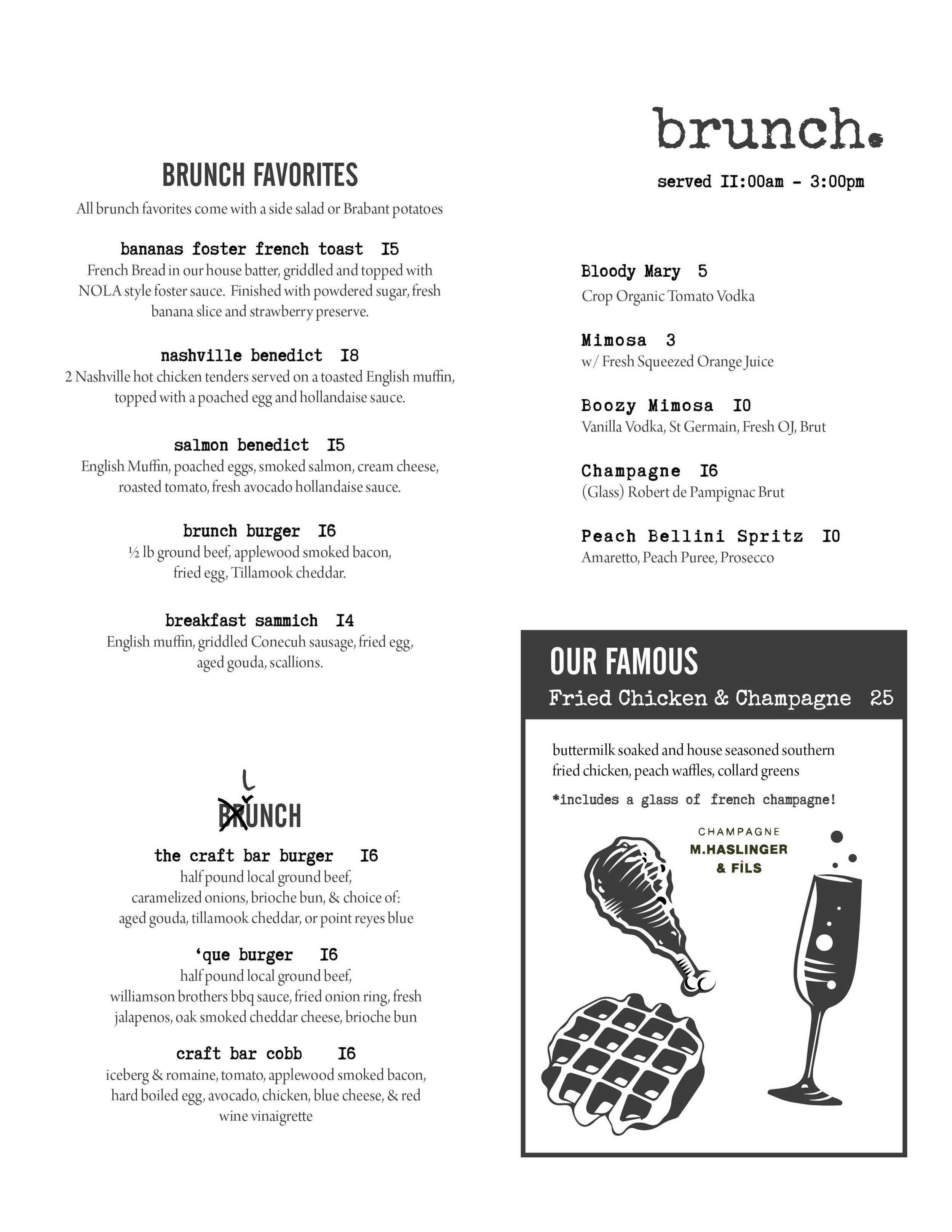Fried chicken and champagne, y'all! Peach Waffles and tasty Brunch Breakfast Favorites Destin HIghway 98 Okaloosa Sunday