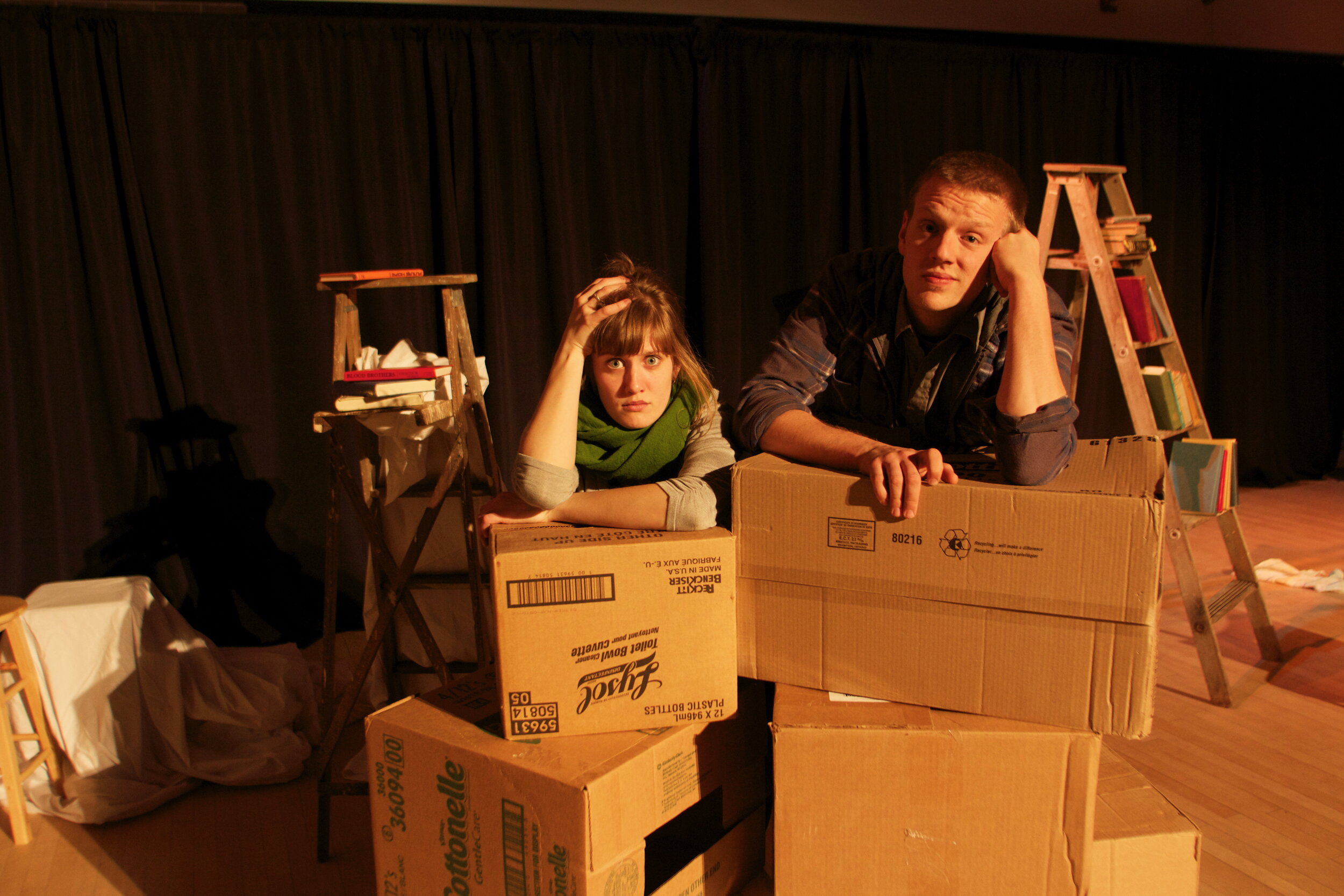  Promo shot for A Bicycle Built for Two of Rebecca Steiner and Johnny Wideman  